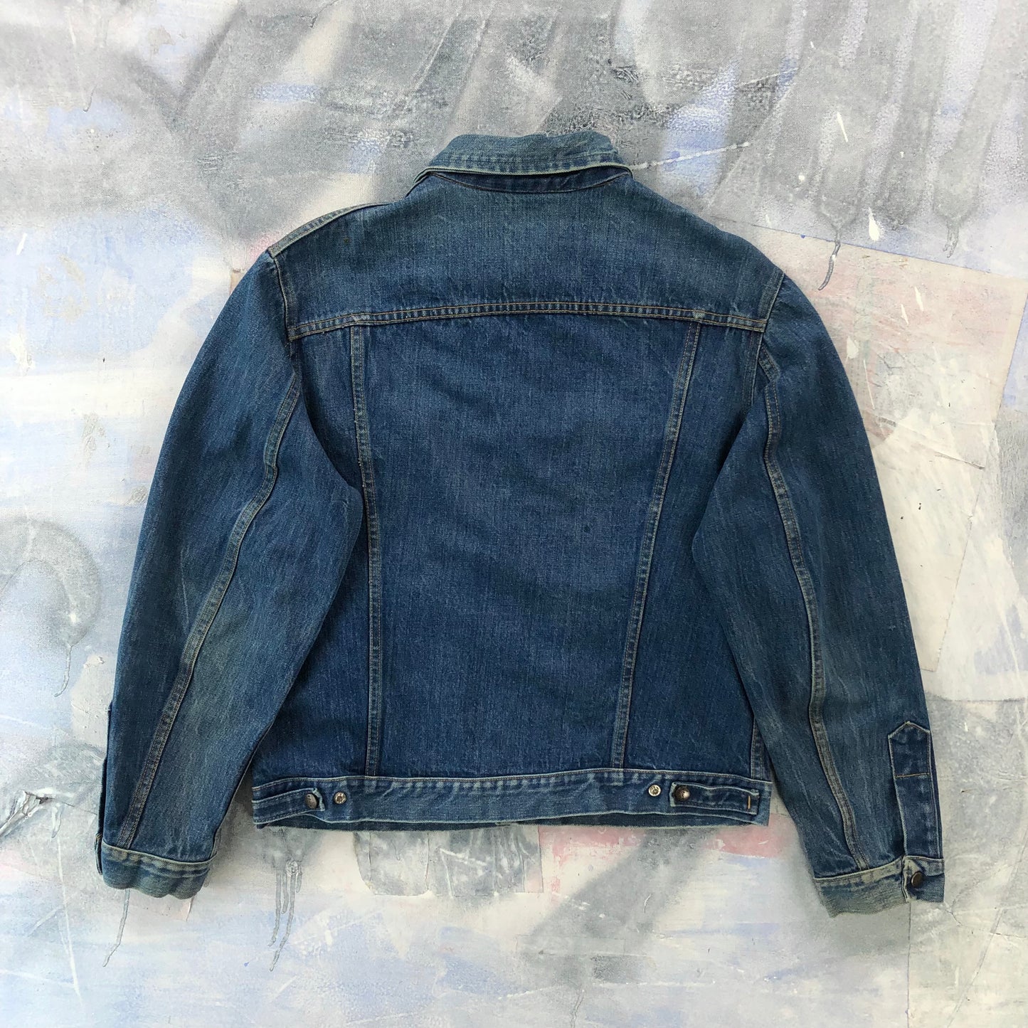 Vintage 60s Great Western Garment Kings Denim Button Jacket L