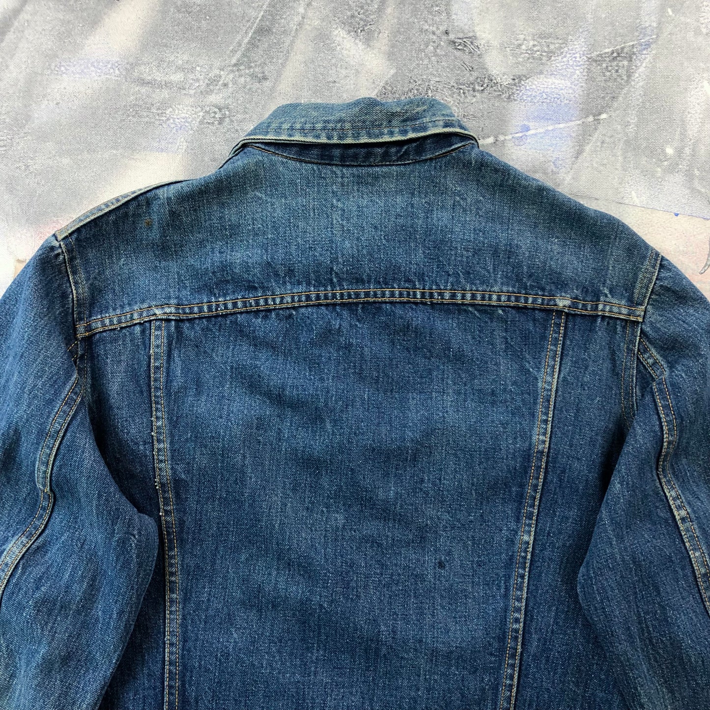 Vintage 60s Great Western Garment Kings Denim Button Jacket L