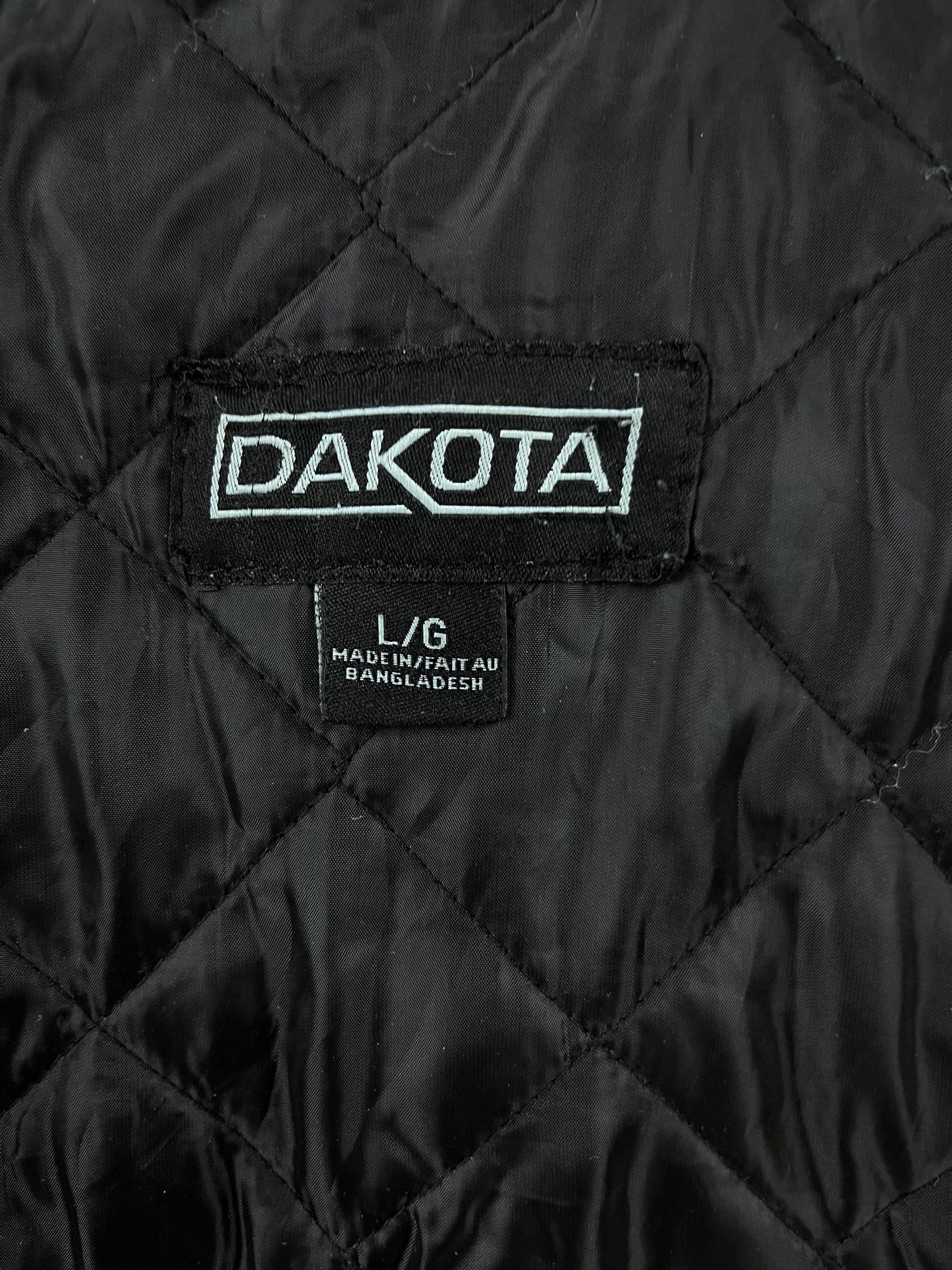 Vintage Dakota Workwear Quilted Lined Button Jacket L
