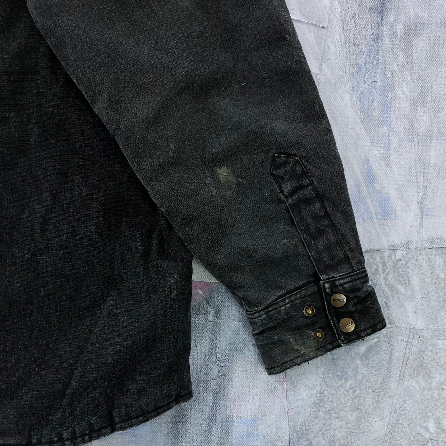 Vintage Dakota Workwear Quilted Lined Button Jacket L