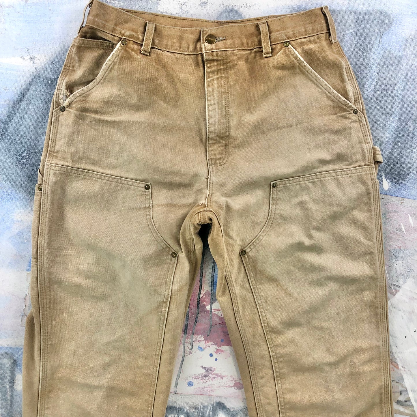 Vintage USA Carhartt Double Knee Carpenter Jean W32
