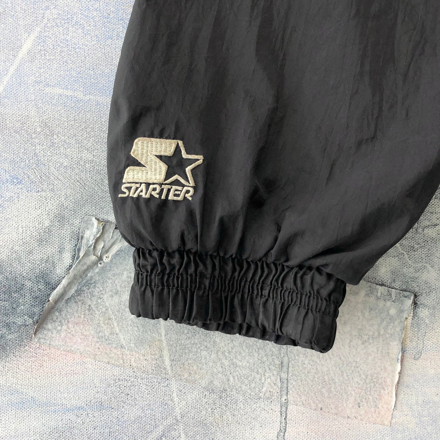 Vintage 90s Starter NBA Vancouver Grizzlies Windbreaker Zip Jacket M