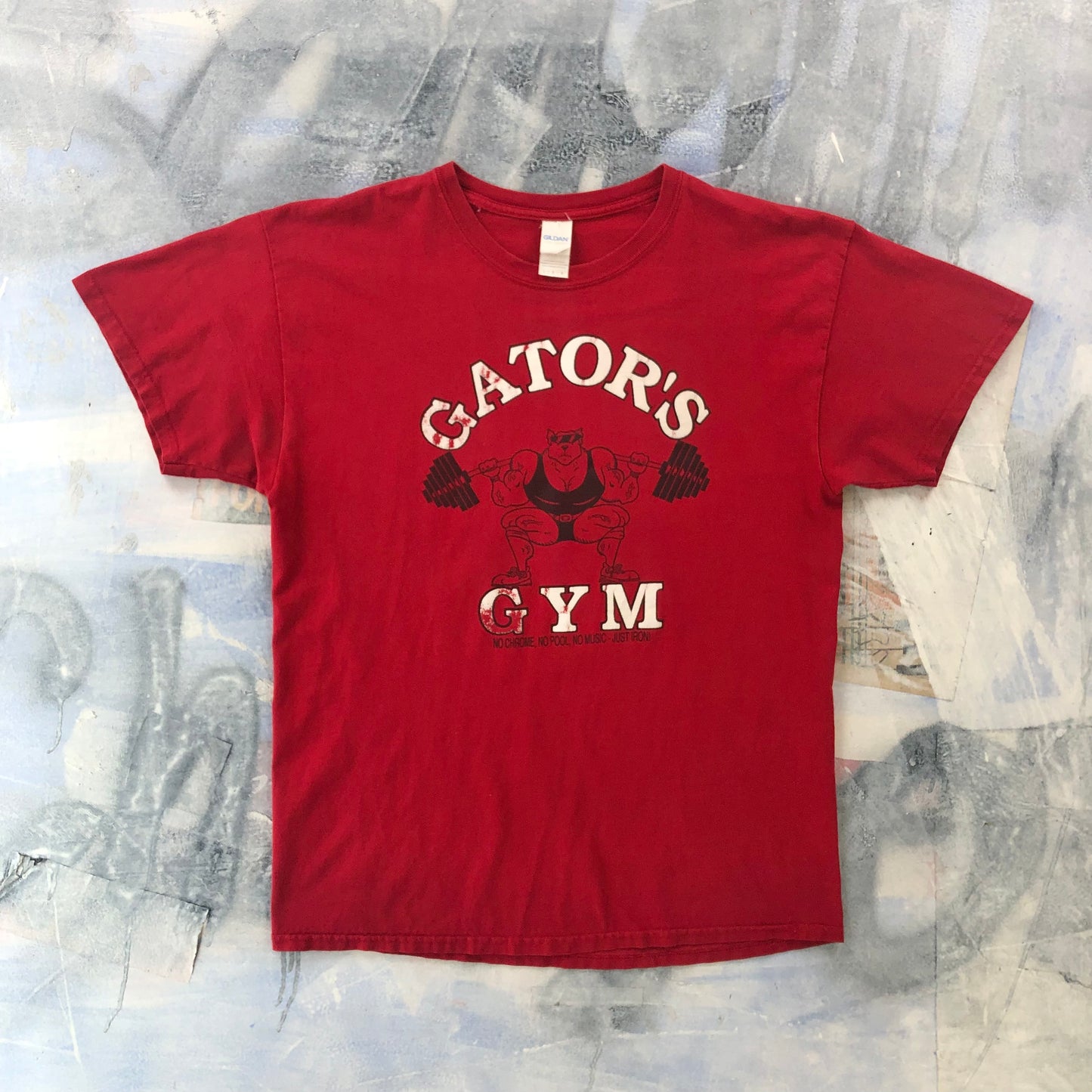 Vintage Gators Gym Body Building T Shirt L