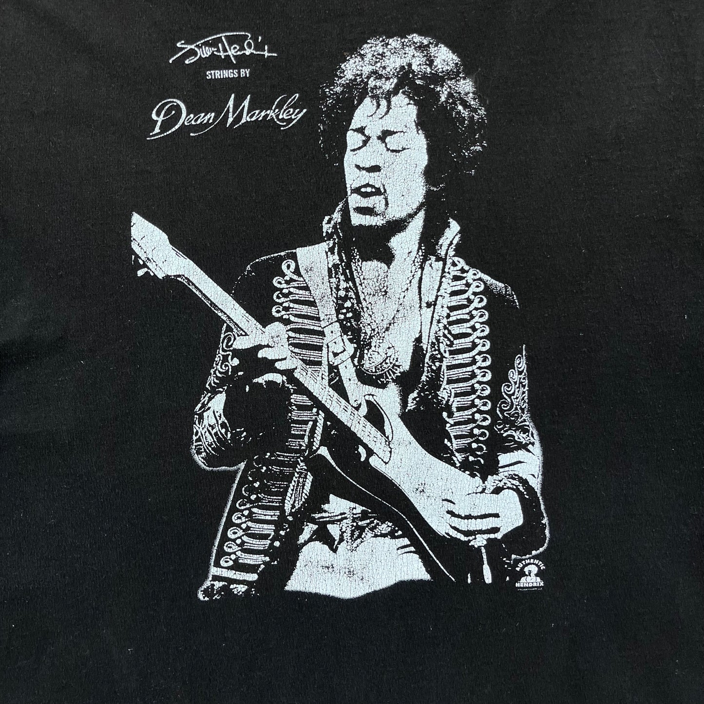 Vintage Jimi Hendrix Strings By Dean Markley T Shirt XL