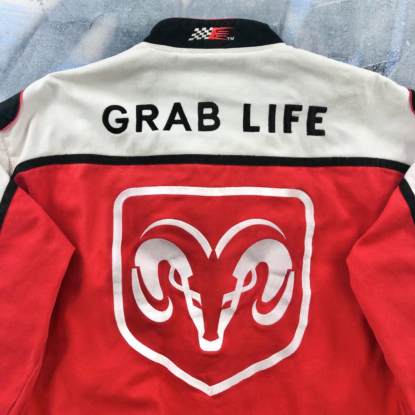 Vintage JH Design Dodge Nascar Kasey Kane 9 Racing Zip Jacket XXL