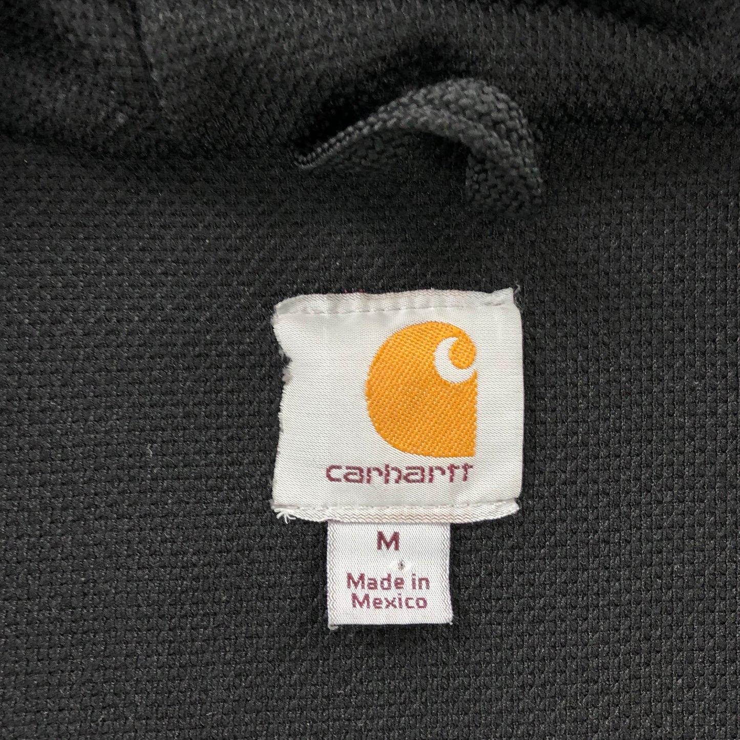 Vintage Carhartt Thermal Lined Zip Hoodie Sweatshirt M