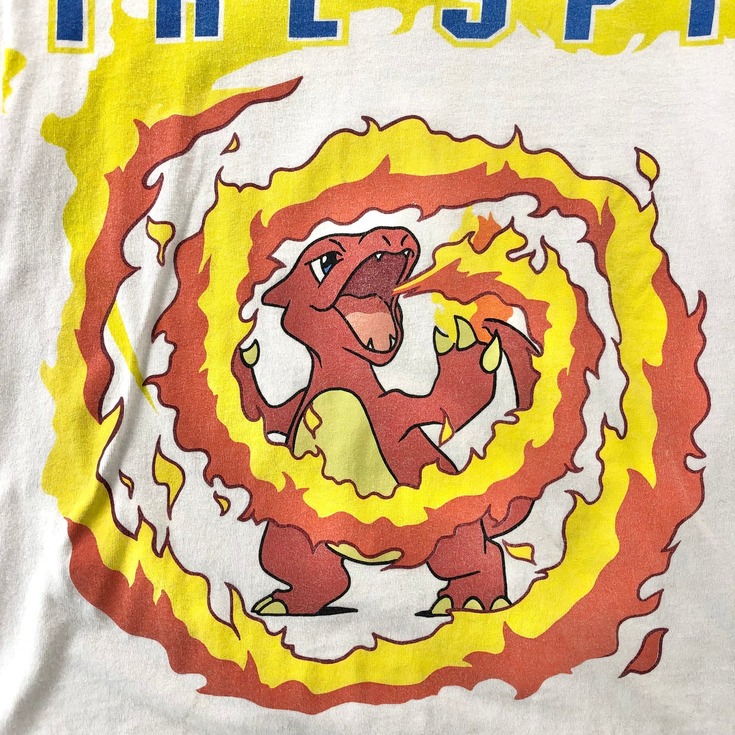 Vintage Nintendo Pokemon Fire Spin Charmeleon 05 T Shirt M