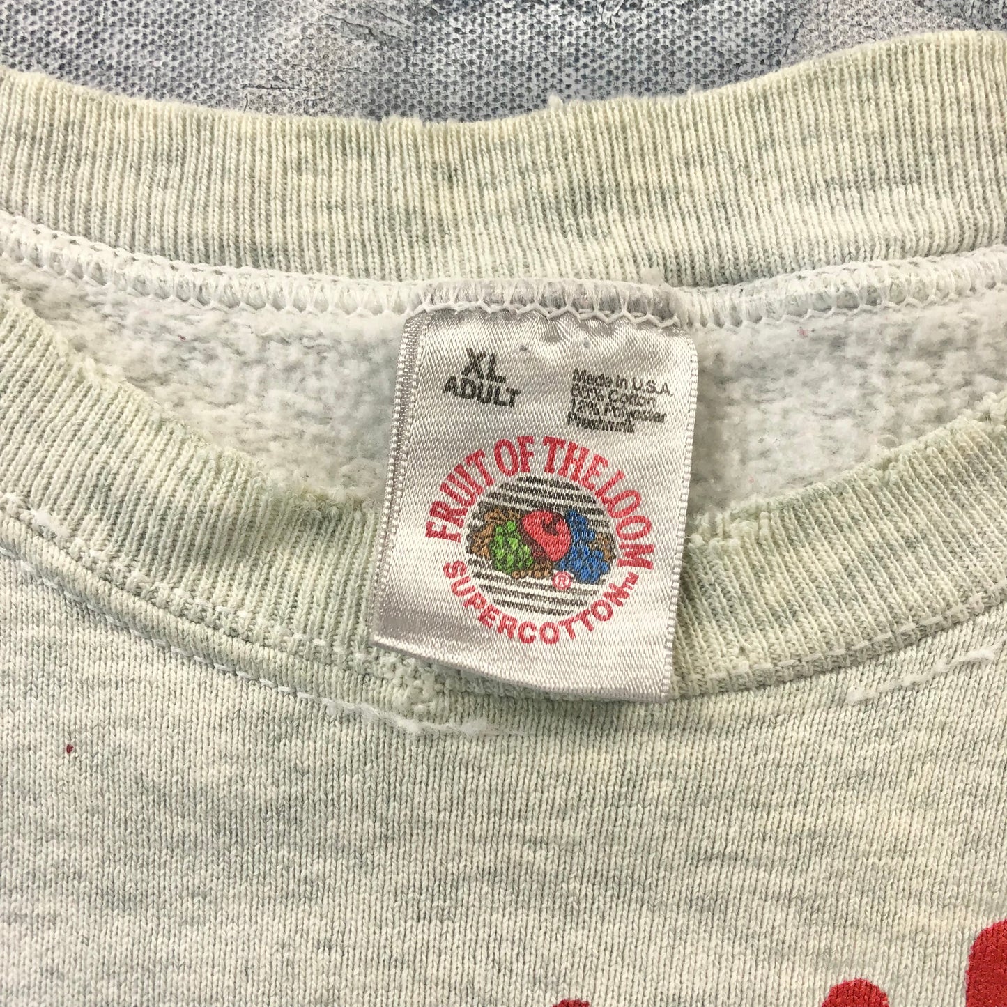 Vintage USA 90s Thank you I Love My New Heart Crewneck Sweatshirt XL