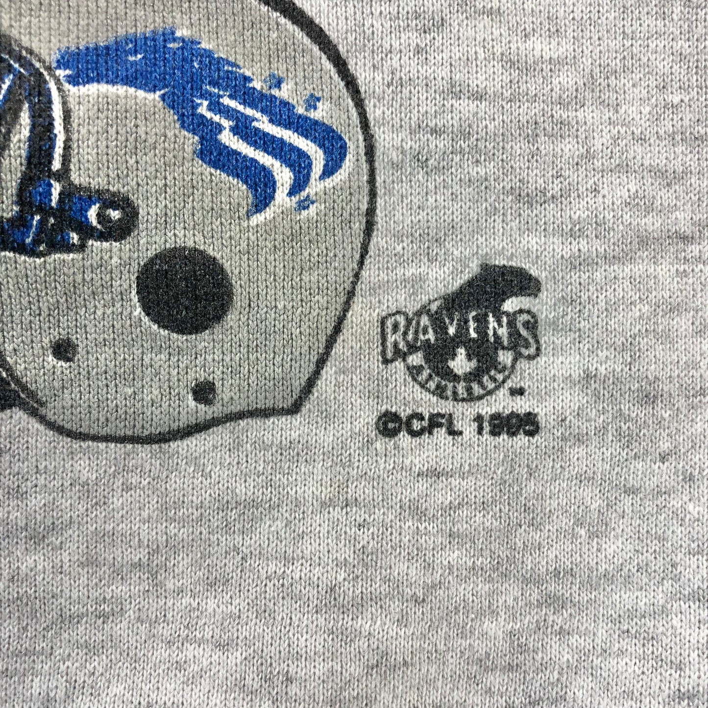 Vintage USA 1995 CFL Grey Cup Calgary Stampeders Vs Baltimore Stallions Crewneck Sweatshirt XL