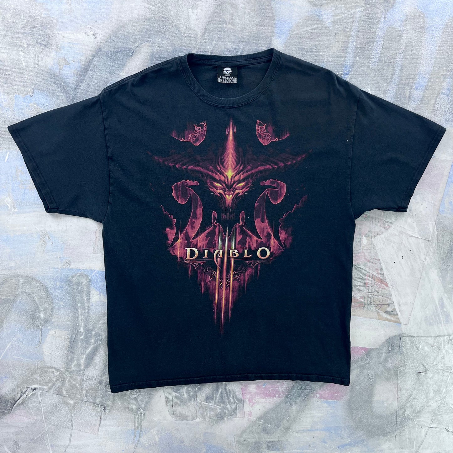 Vintage Y2K Diablo 3 Promo T Shirt L