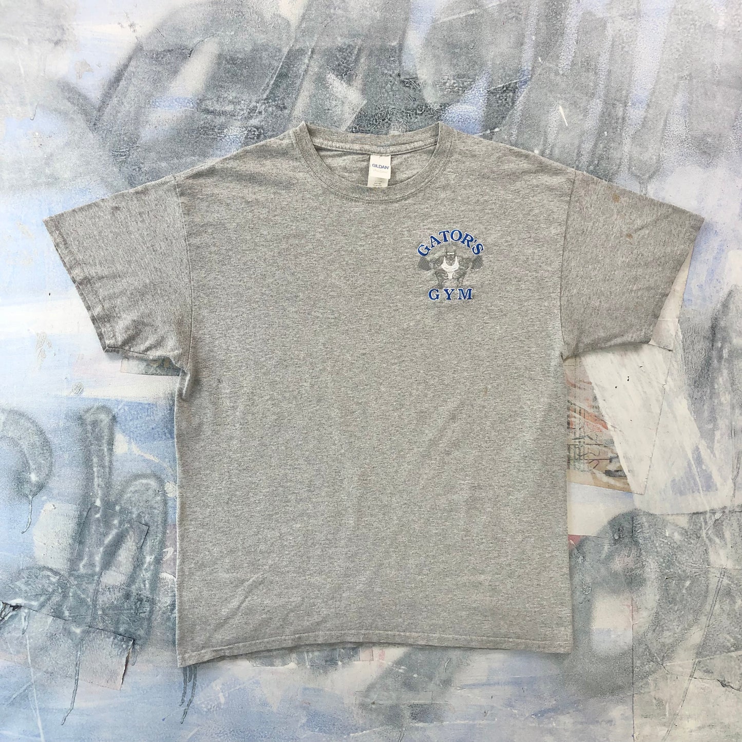 Vintage Gators Gym Embroided Body Building T Shirt L