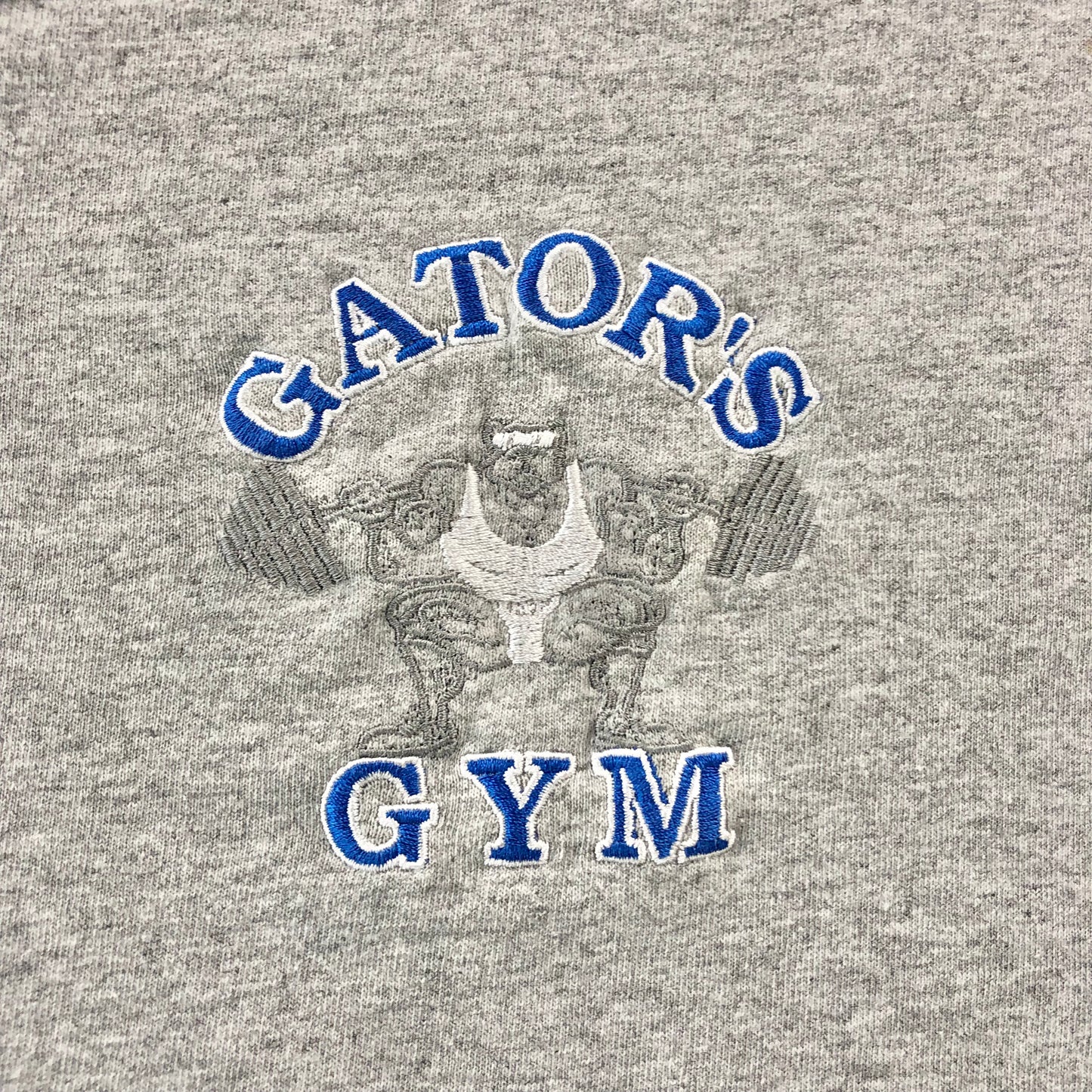Vintage Gators Gym Embroided Body Building T Shirt L
