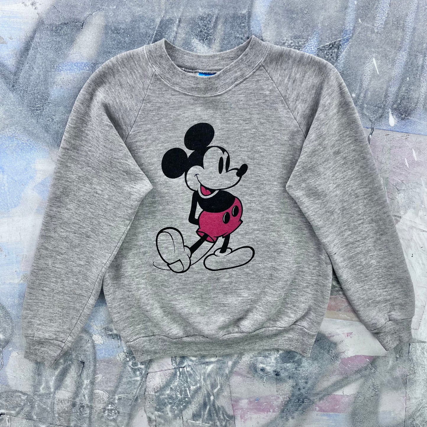 Vintage 80s USA Mickey Mouse Crewneck Sweatshirt M