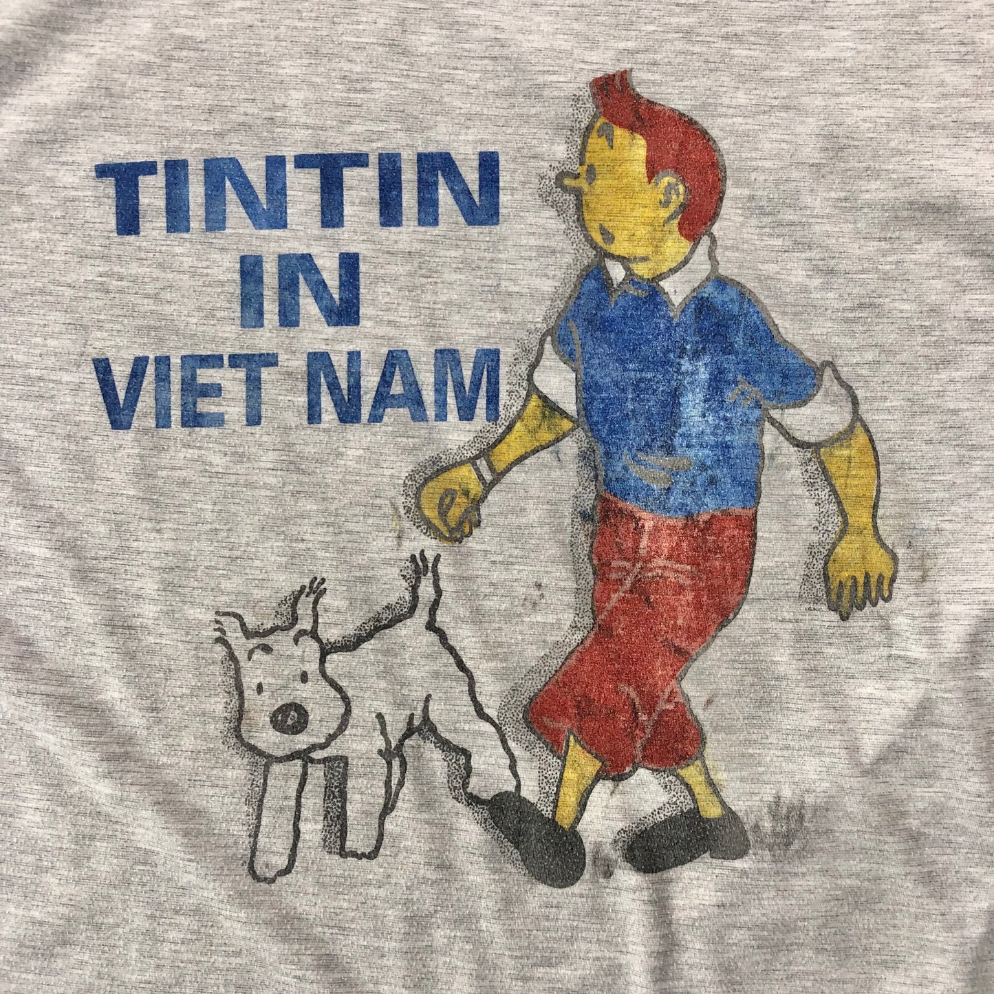 Vintage 90s Tin Tin In Vietnam T Shirt L