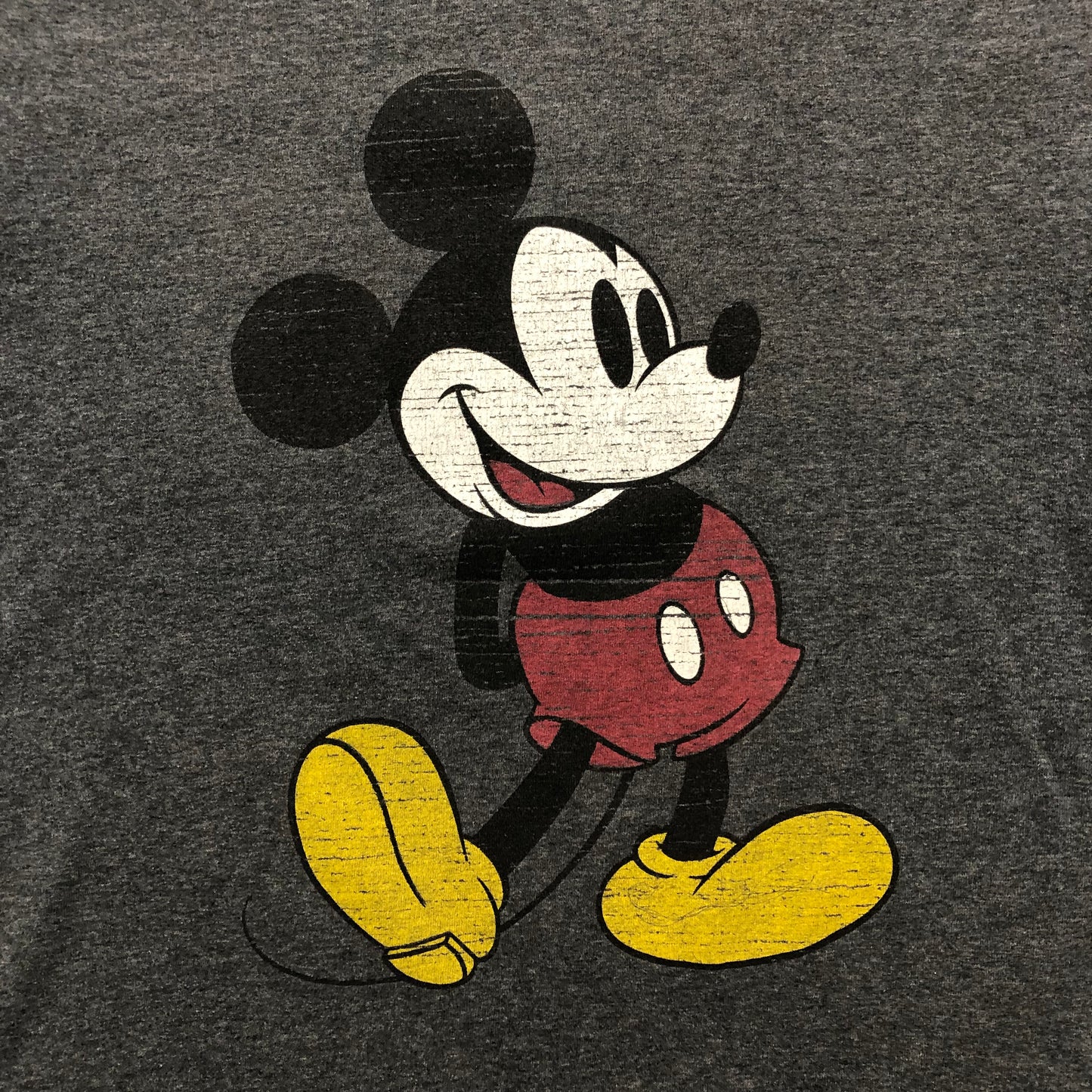 Walt Disney World Mickey Mouse Ringer T Shirt S