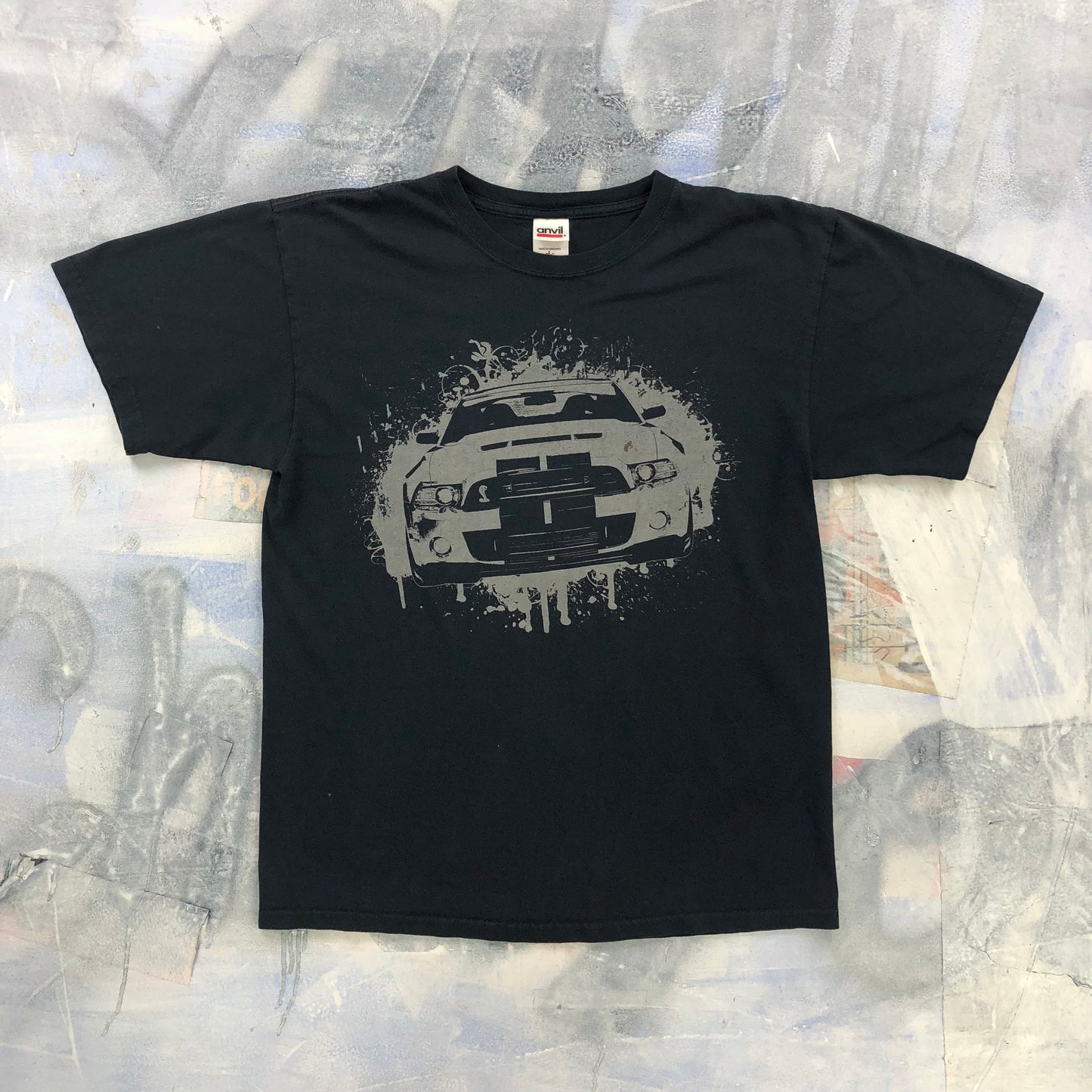 Vintage Ford Cobra Mustang Racing T Shirt L