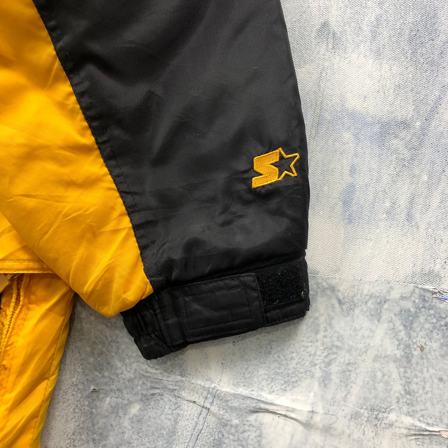 Vintage Starter Puffer Utility Zip Jacket XL