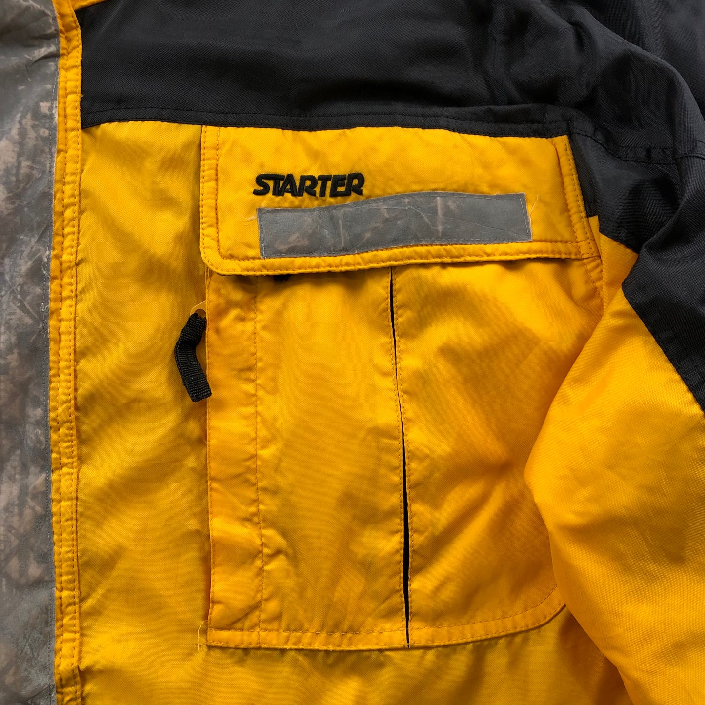 Vintage Starter Puffer Utility Zip Jacket XL