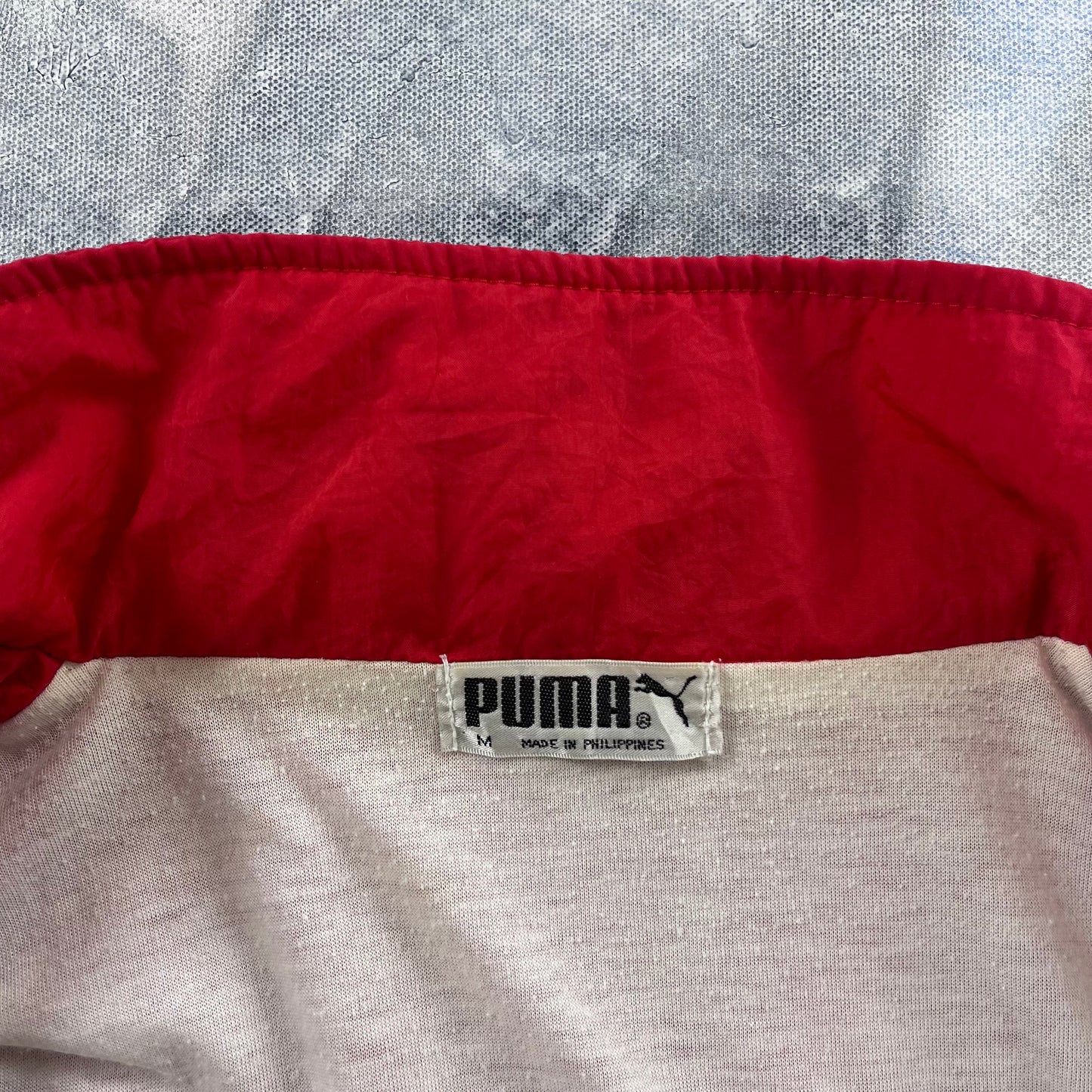 Vintage 90s Puma Team Canada Lined Windbreaker Zip Jacket M