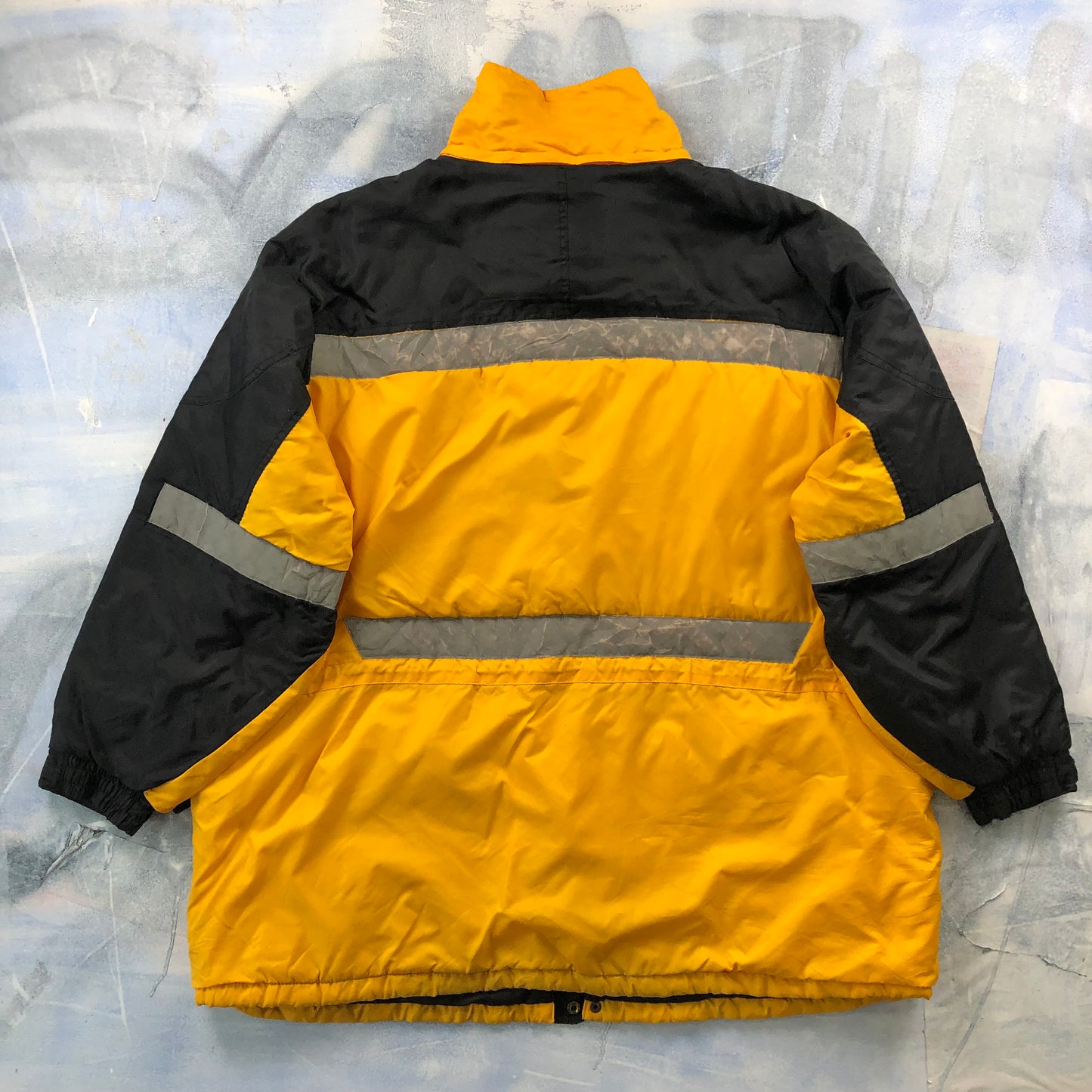 Vintage Starter Puffer Utility Zip Jacket XL