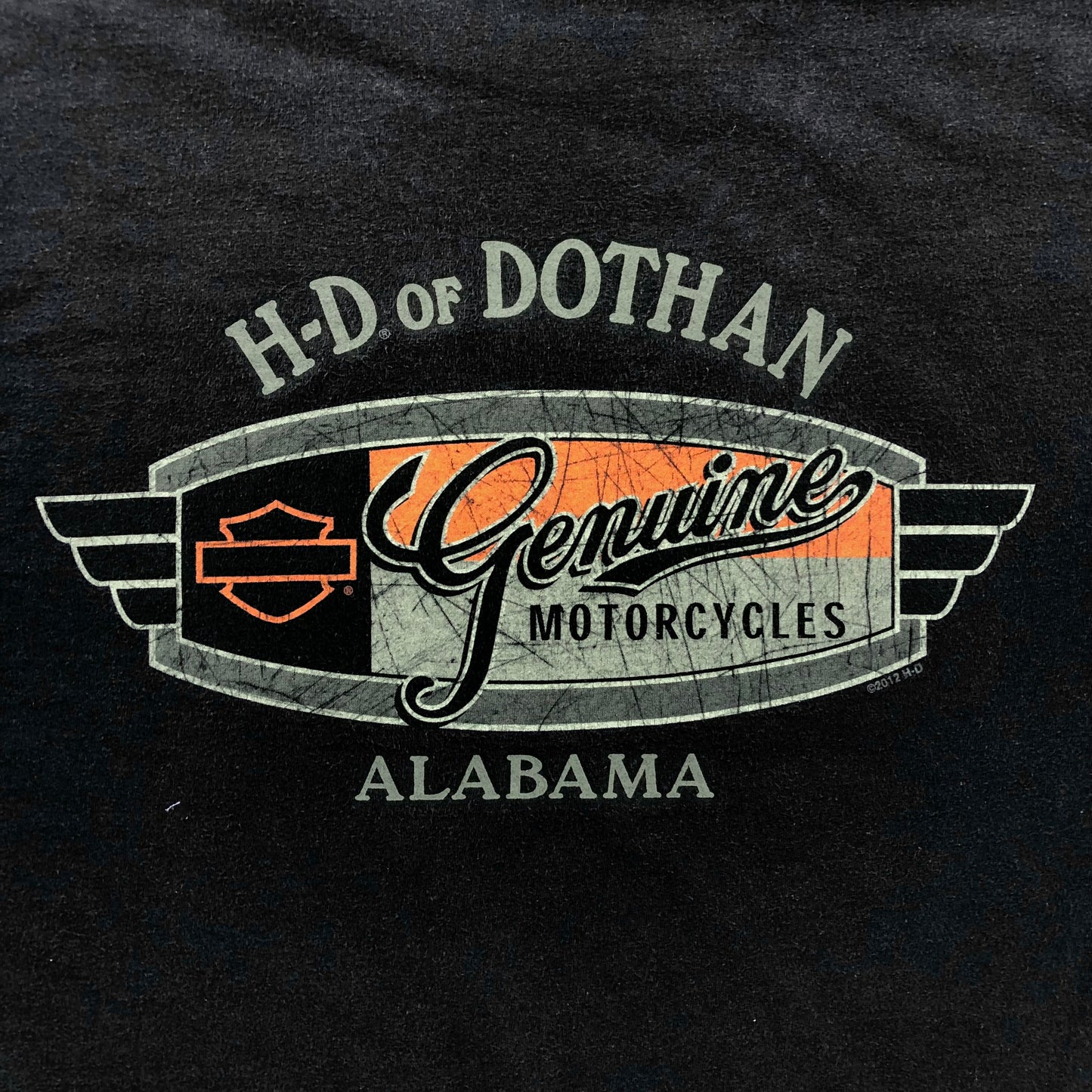 Harley Davidson Motorcycles Dogs Understand Dothan Alabama T Shirt L
