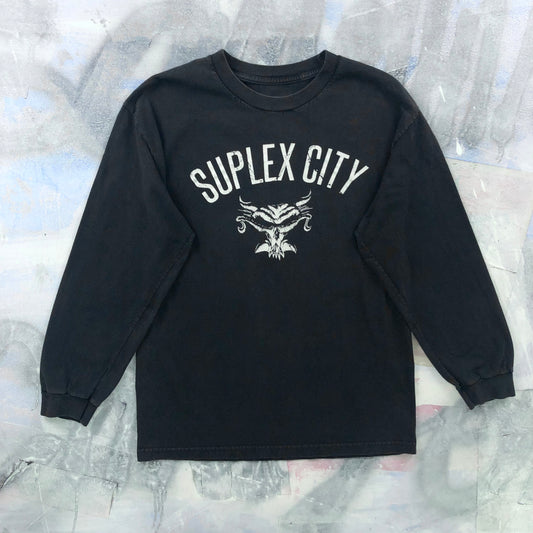 Vintage WWE Supplex City The Beast Brock Lesner Long Sleeve T Shirt L