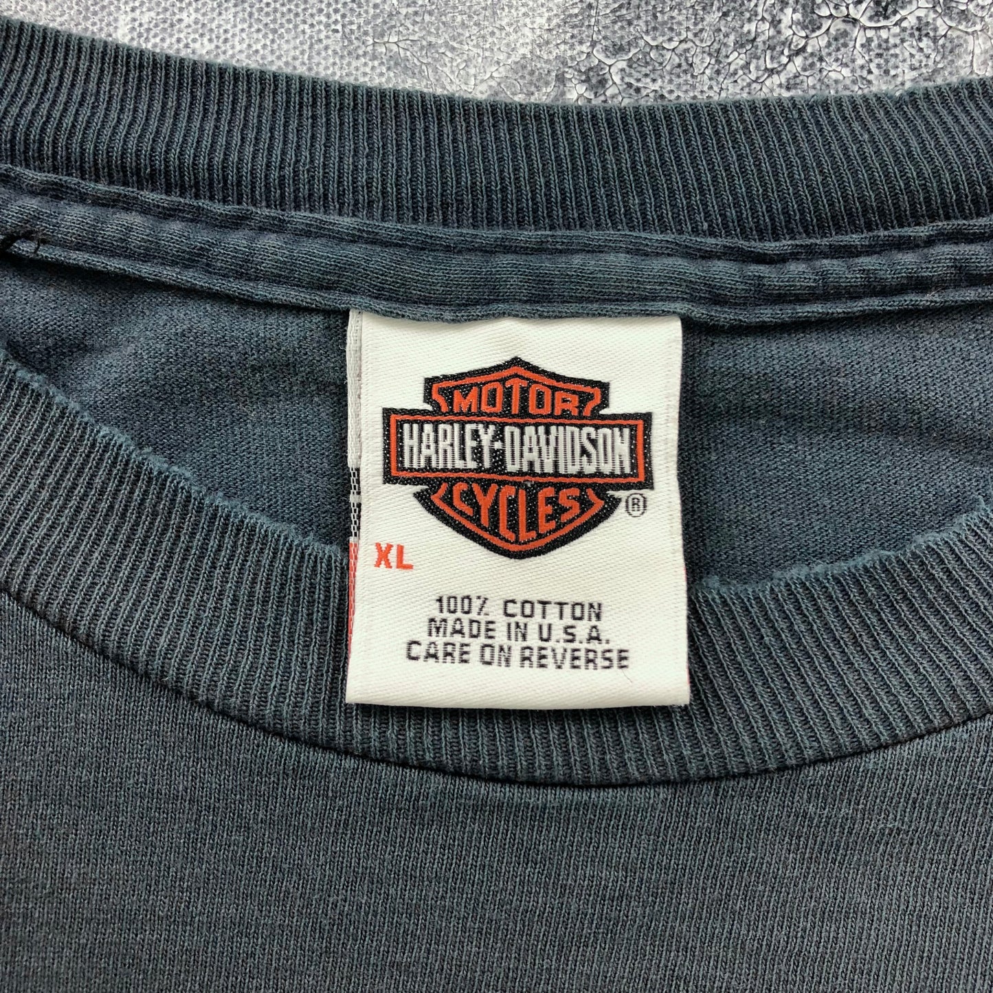 Vintage USA Harley Davidson Motorcycles Los Cabos Cabo San Lucas Chest Pocket T Shirt XL