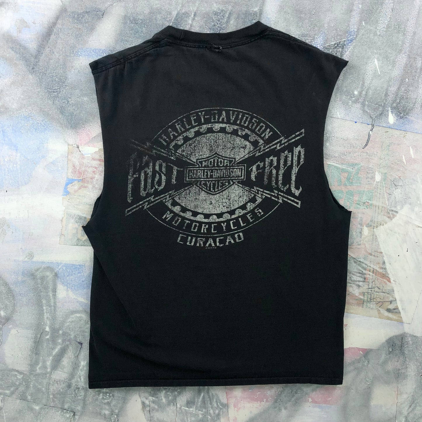Harley Davidson Motorcycles Fast Free Curacao T Shirt