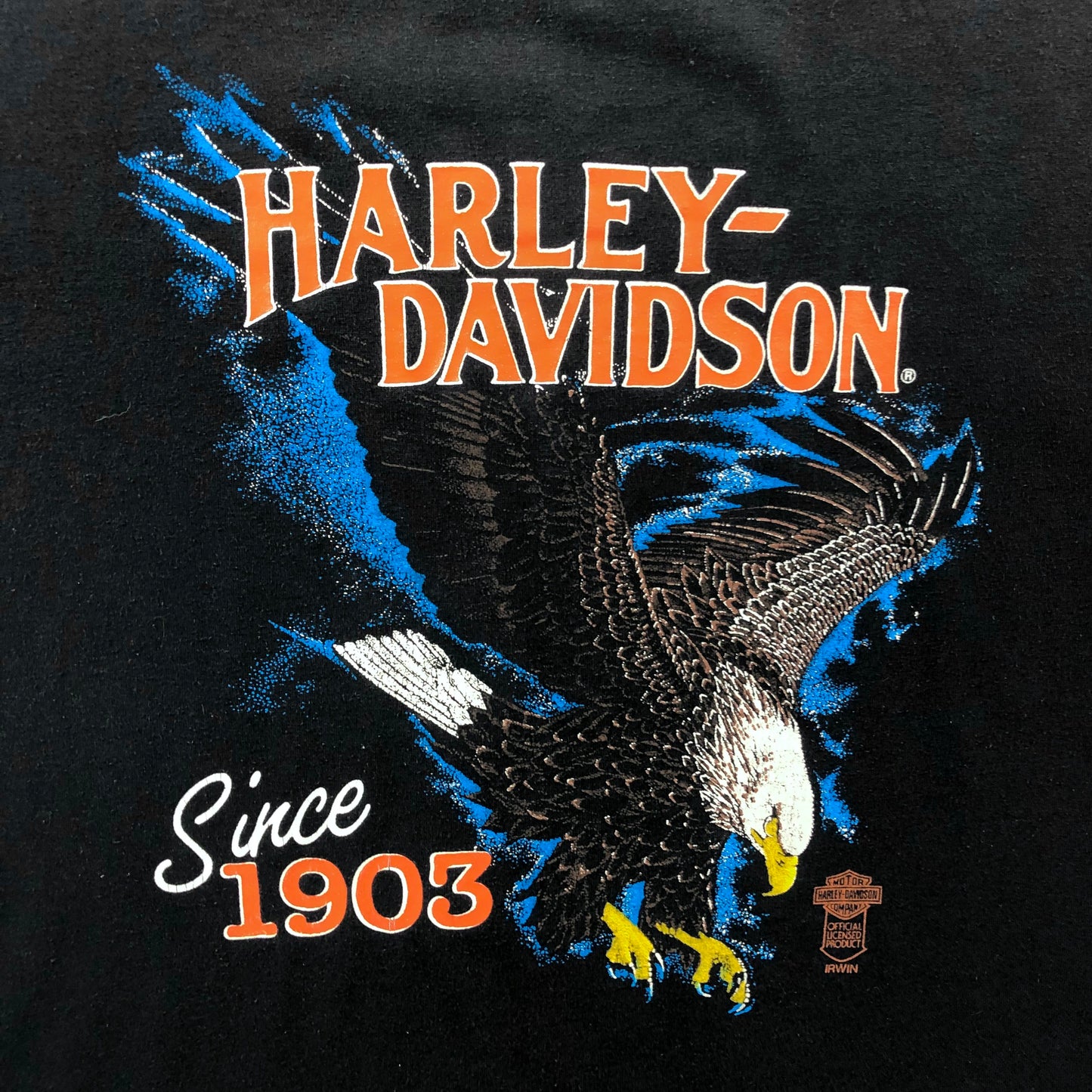 Vintage 90s Harley Davidson Eagle Niagara Falls Single Stitch T Shirt XL