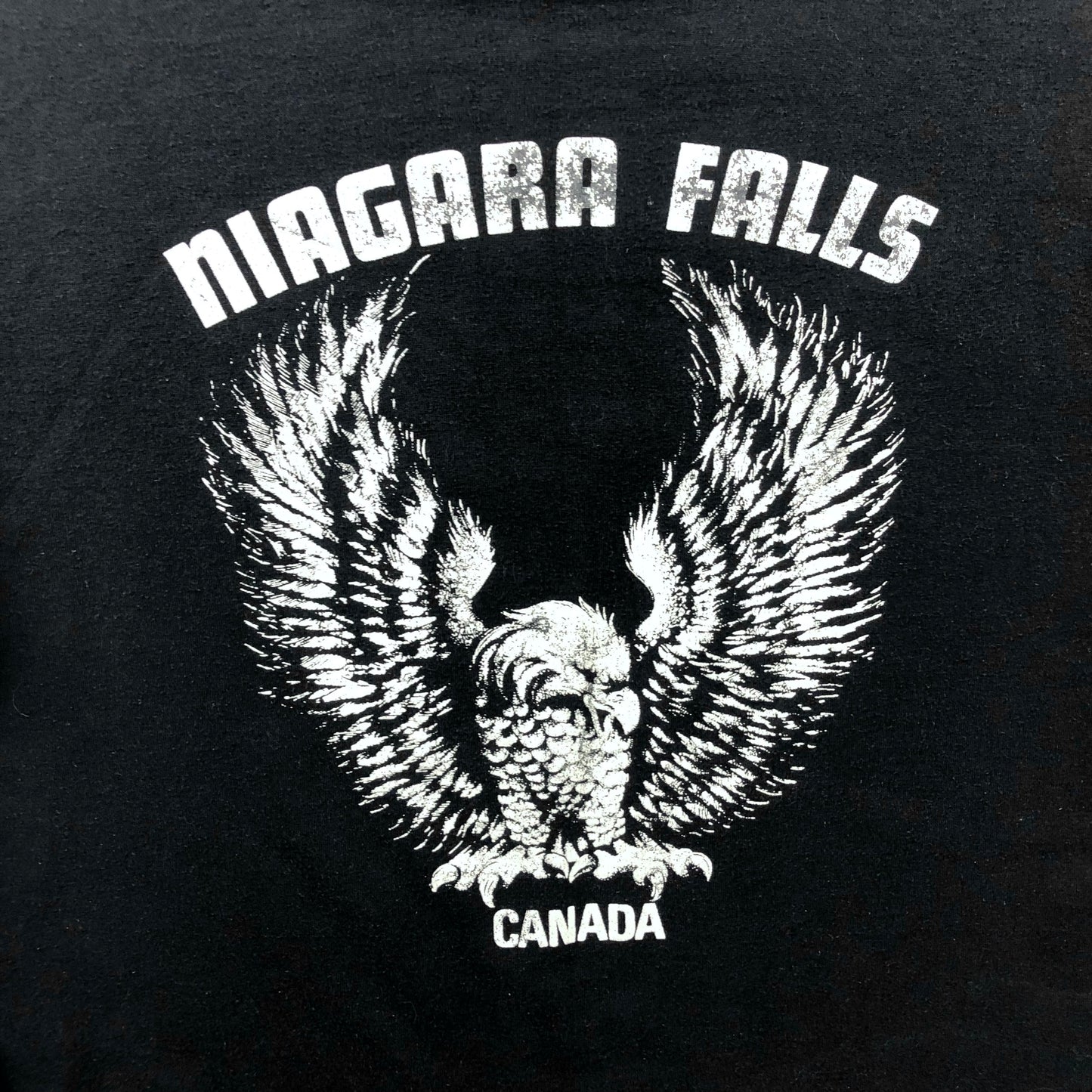 Vintage 90s Harley Davidson Eagle Niagara Falls Single Stitch T Shirt XL