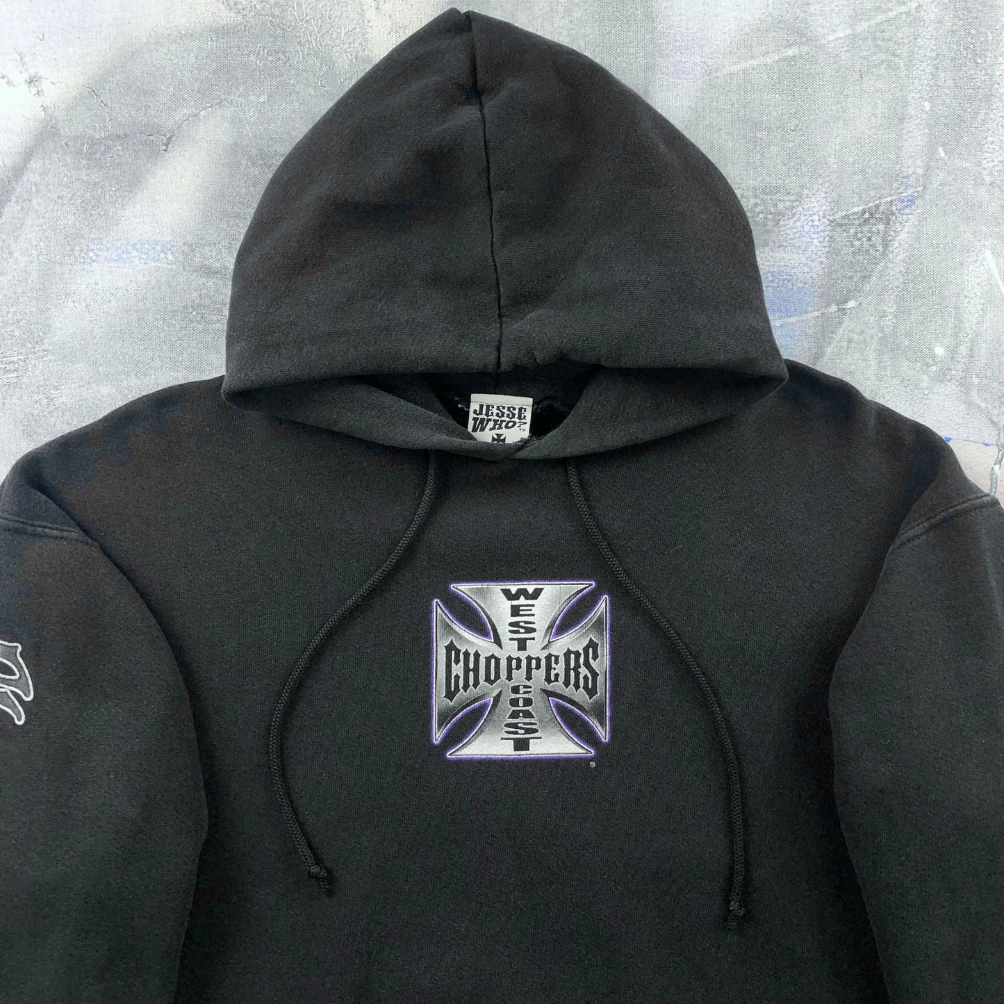 Vintage West Coast Choppers Long Beach California Choppers For Life Hoodie Sweatshirt L