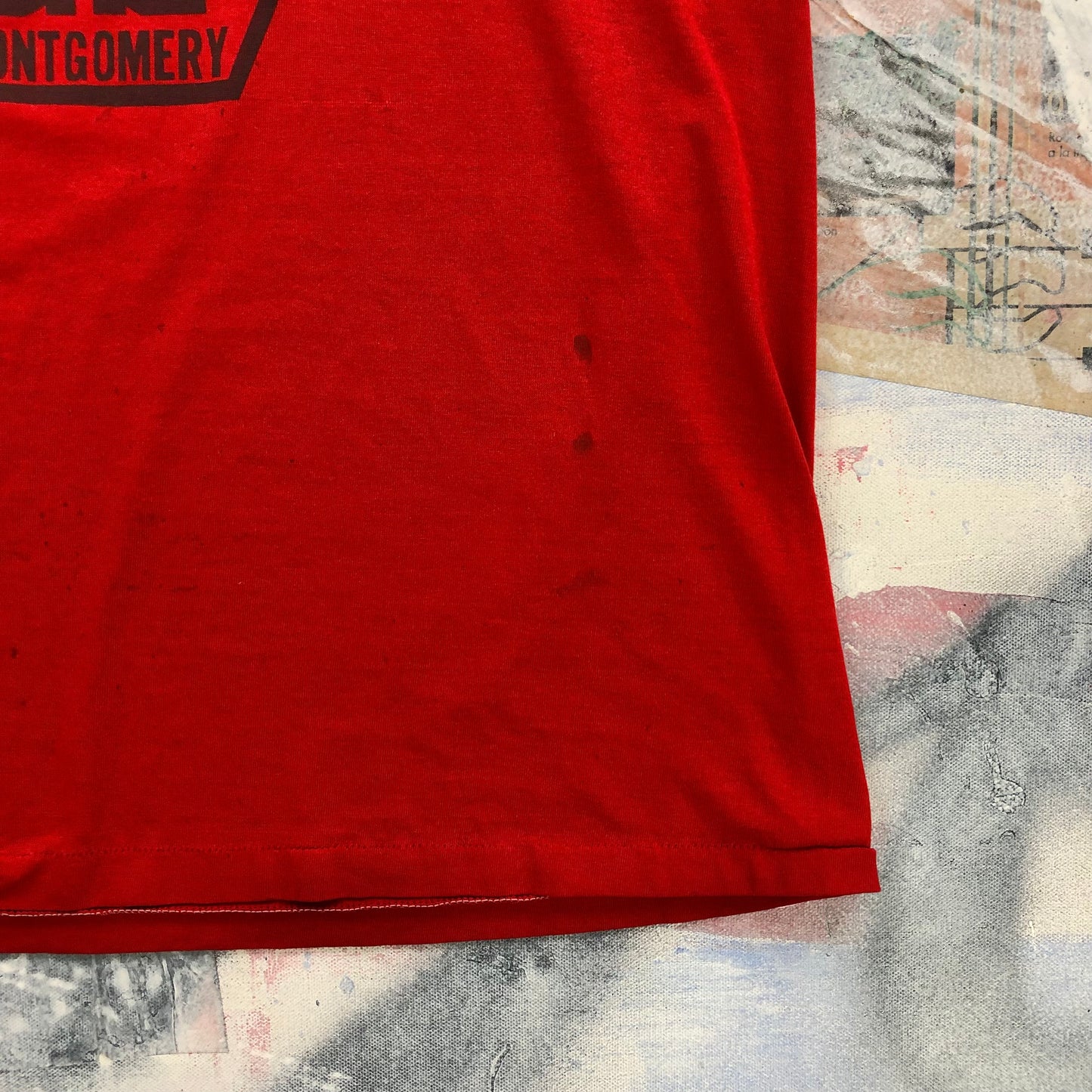 Vintage USA 70s Montgomery 160th Tactical Recon Squadron Americas National Guard Single Stitch T Shirt L