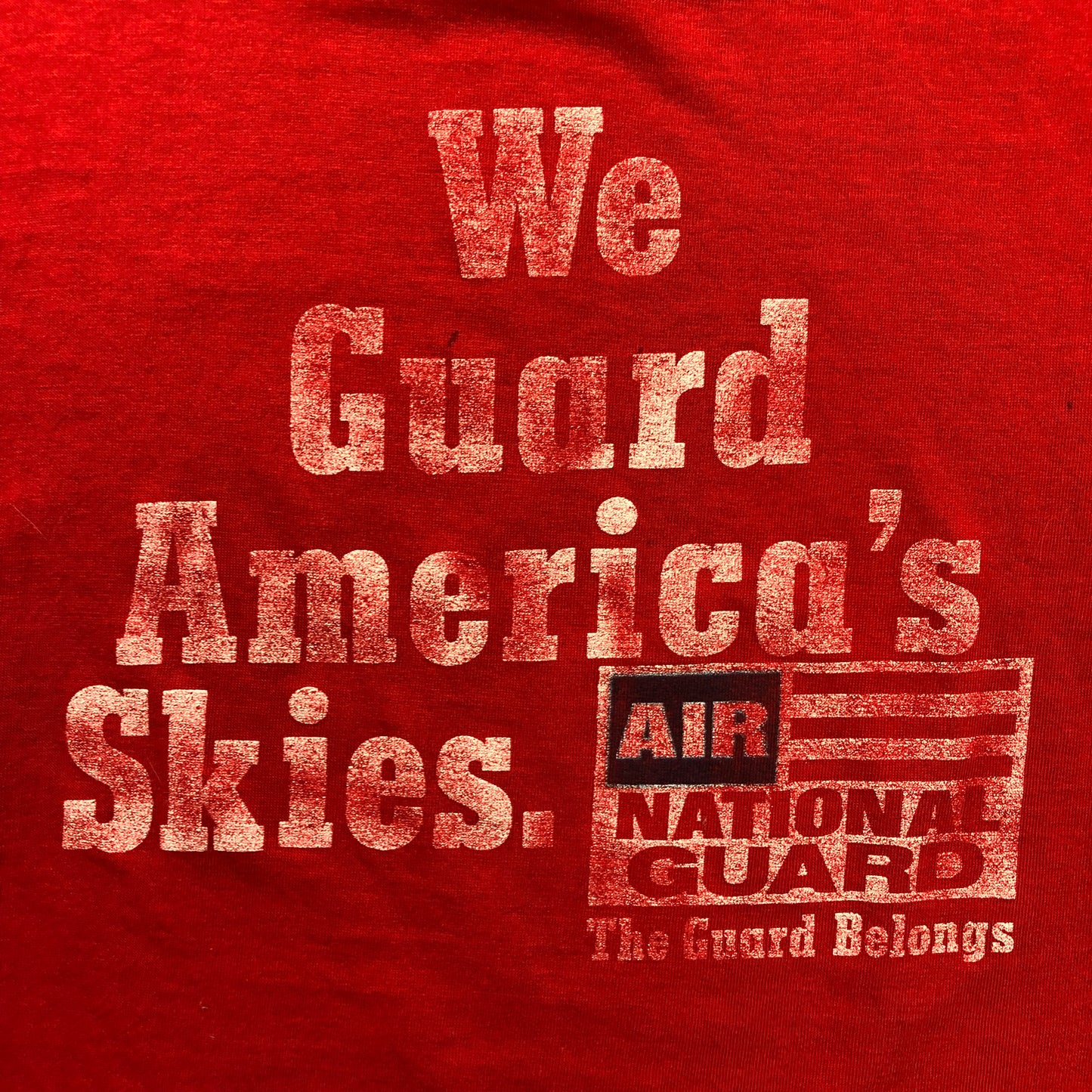 Vintage USA 70s Montgomery 160th Tactical Recon Squadron Americas National Guard Single Stitch T Shirt L