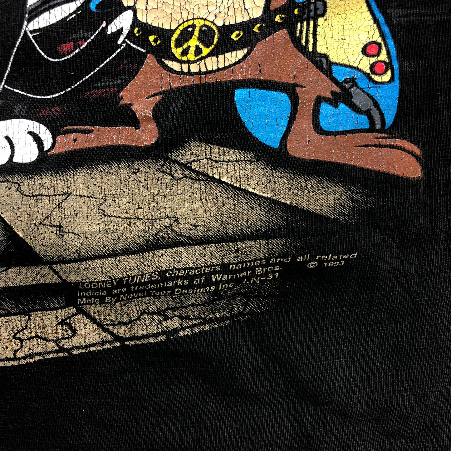 Vintage 90s Metal Tunes Looney Tunes T Shirt XL