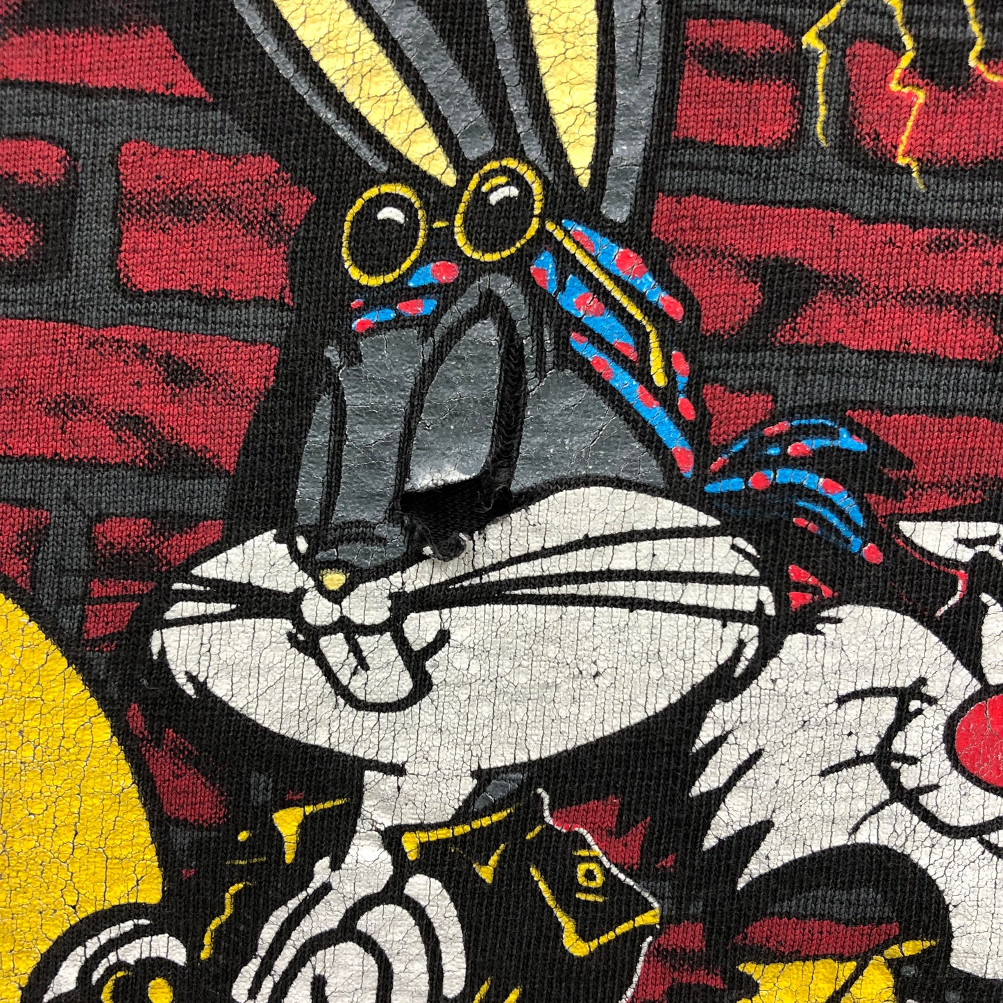 Vintage 90s Metal Tunes Looney Tunes T Shirt XL