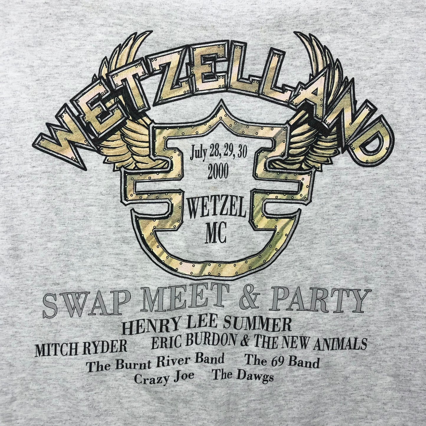Vintage Wetzelland Concert T Shirt L