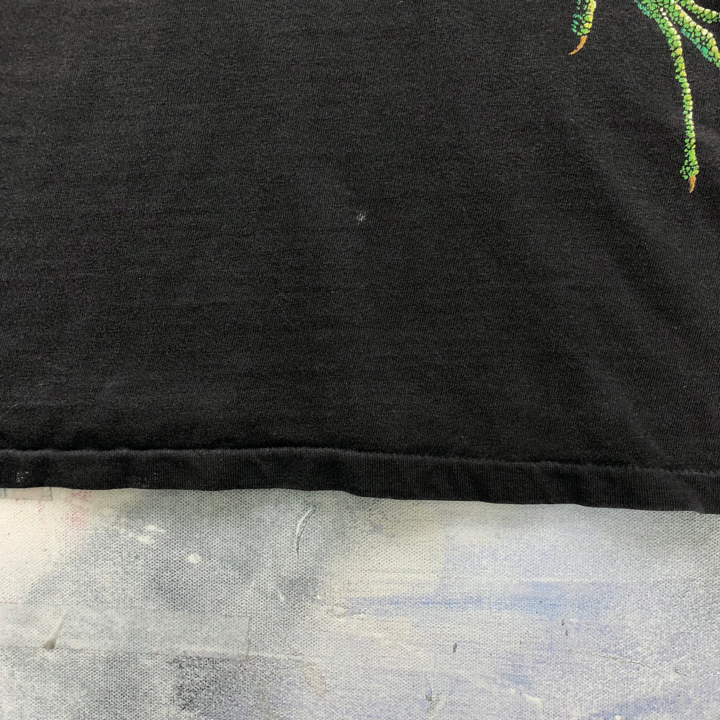 Vintage 90s Iguanas Harlequin T Shirt XXL