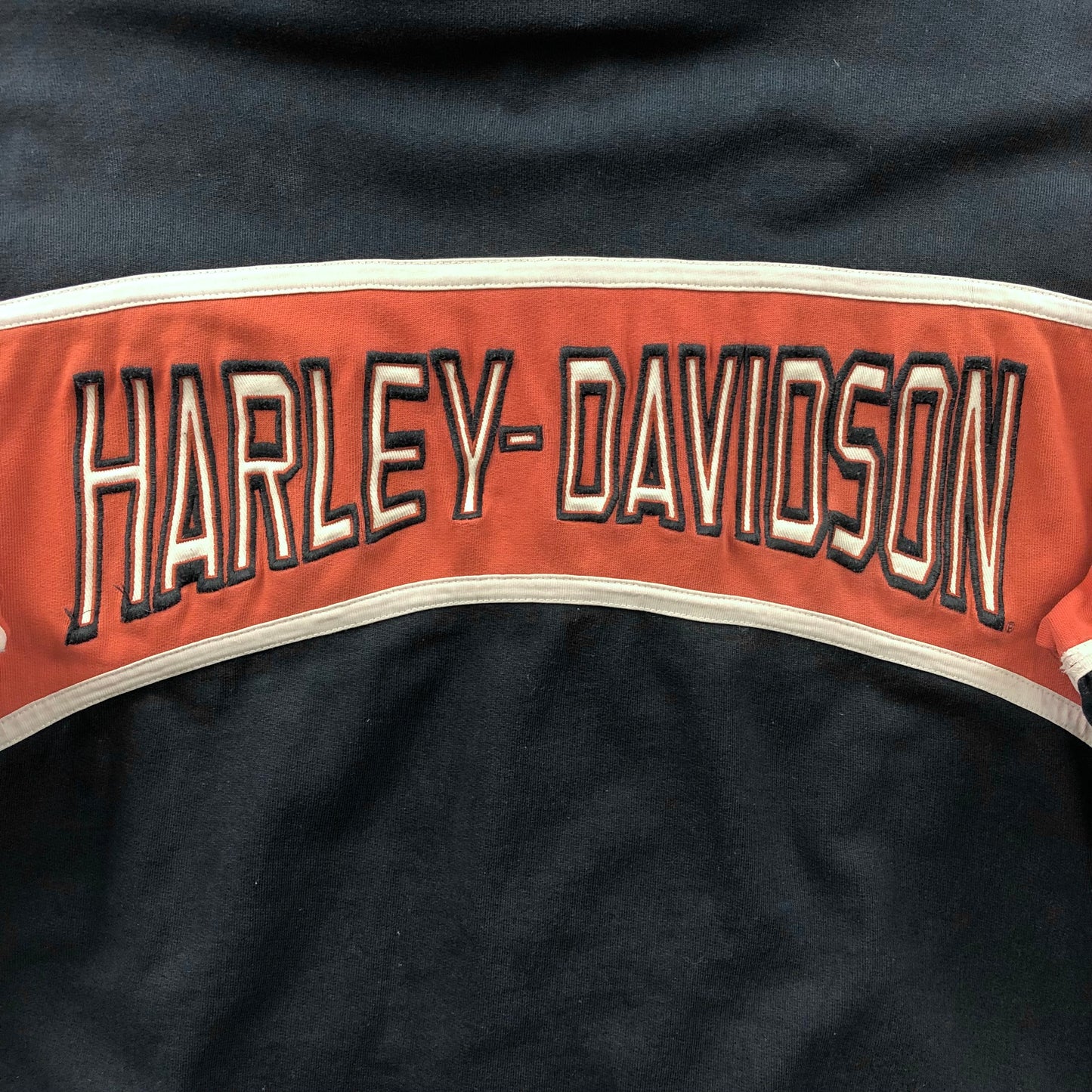 Vintage Harley Davidson Motorcycles Racing Zip Hoodie Sweatshirt L