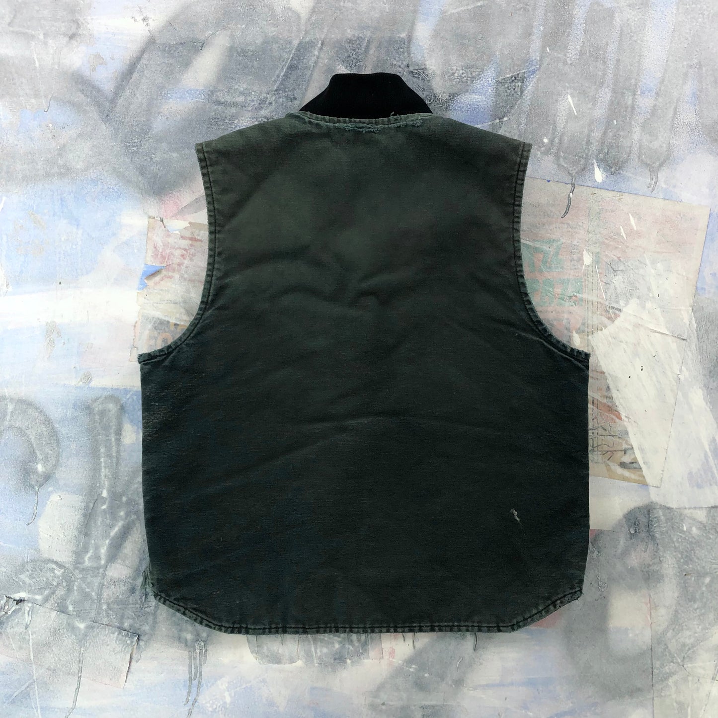 Vintage Carhartt V01 Distressed Workwear Zip Vest L
