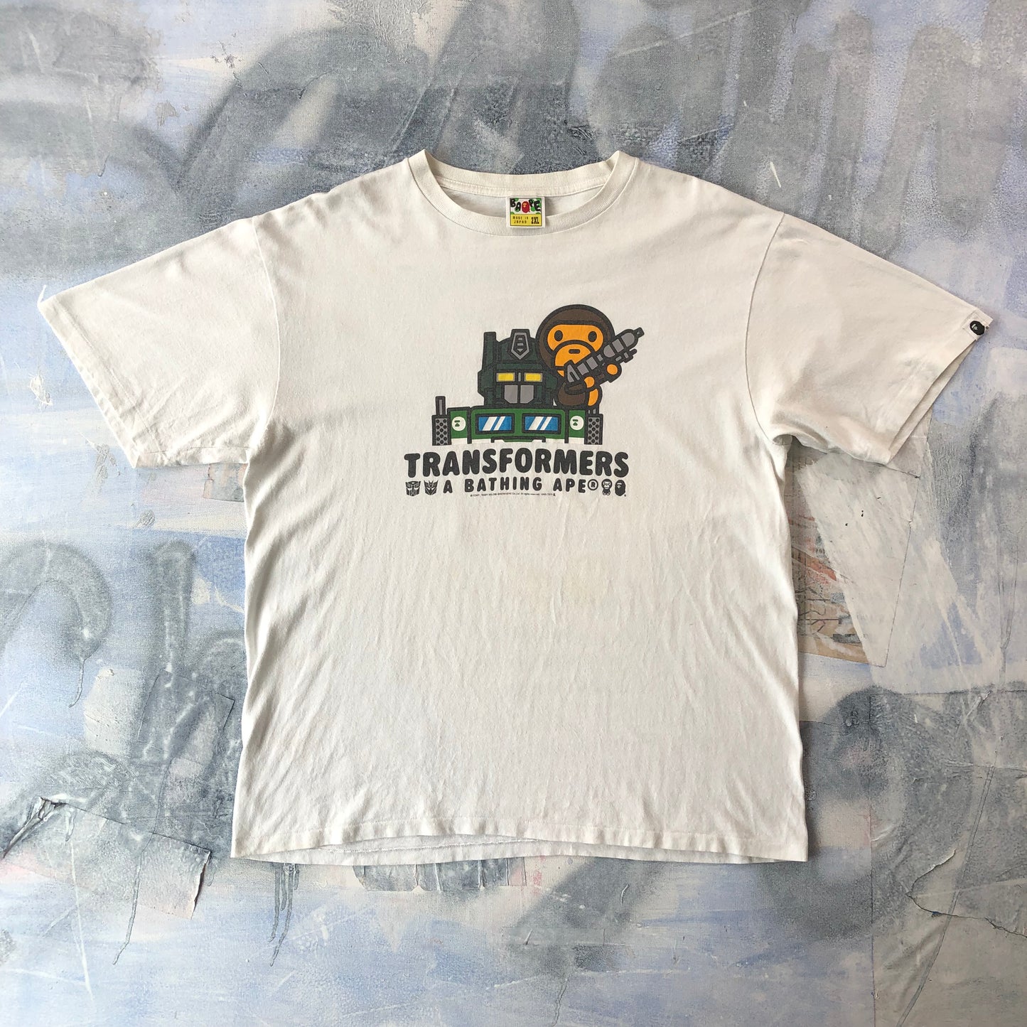 Vintage A Bathing Ape x Transformers T Shirt XXL