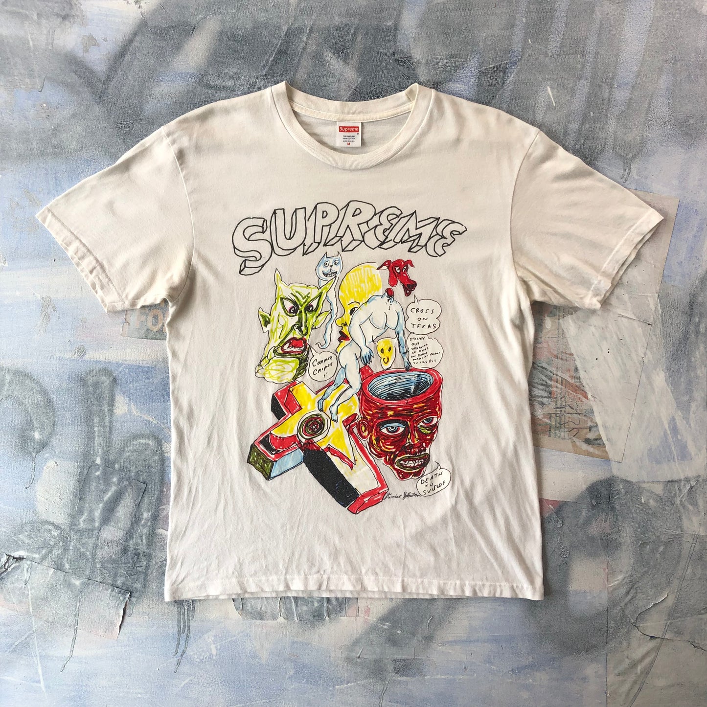 Vintage USA Supreme Daniel Johnston T Shirt M