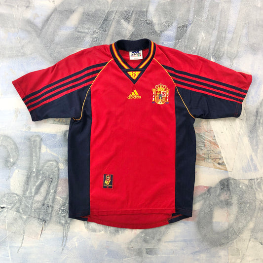 Vintage 90s Adidas Spain Futbol Team Jersey S