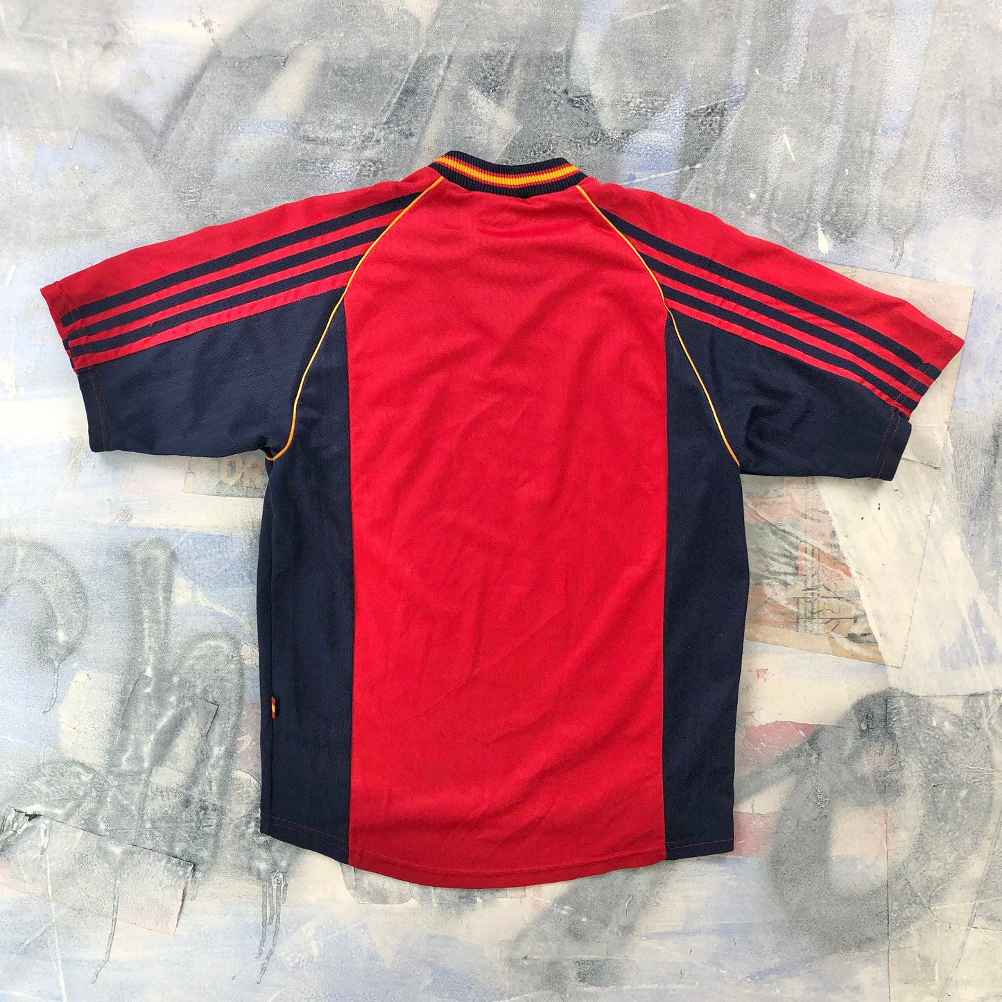 Vintage 90s Adidas Spain Futbol Team Jersey S