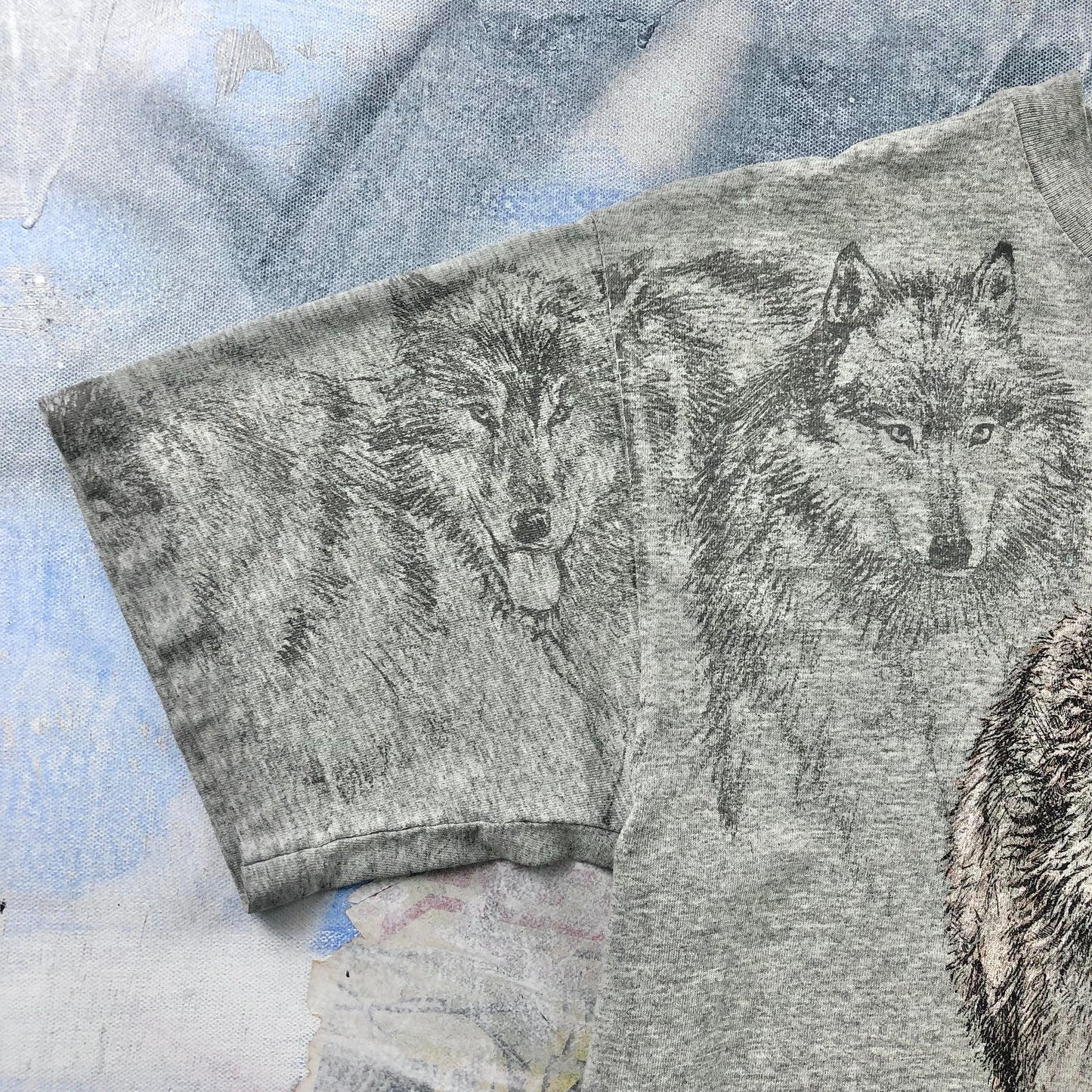 Vintage Alaska Wolf Pack Single Stitch T Shirt M