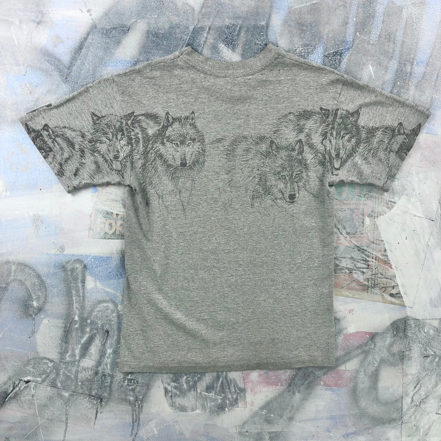 Vintage Alaska Wolf Pack Single Stitch T Shirt M