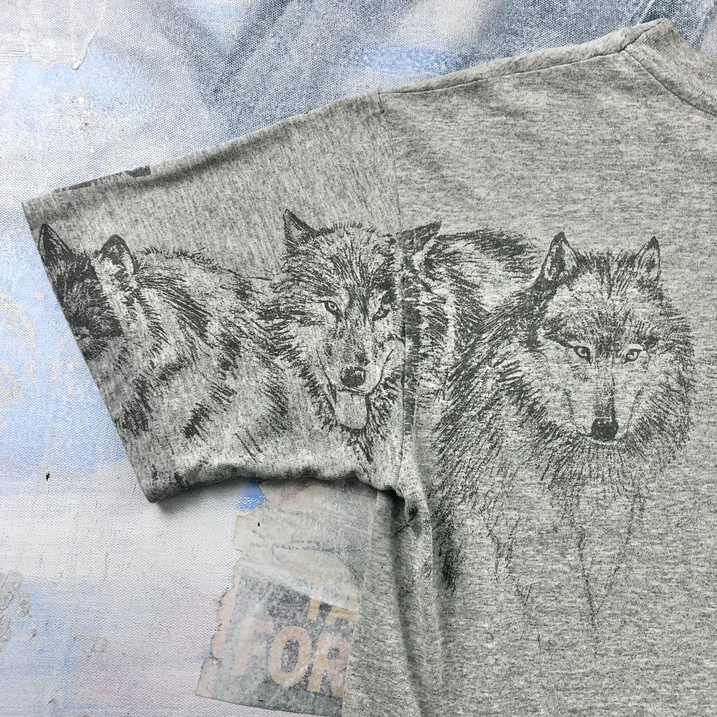 Vintage Alaska Wolf Pack Single Stitch T Shirt M