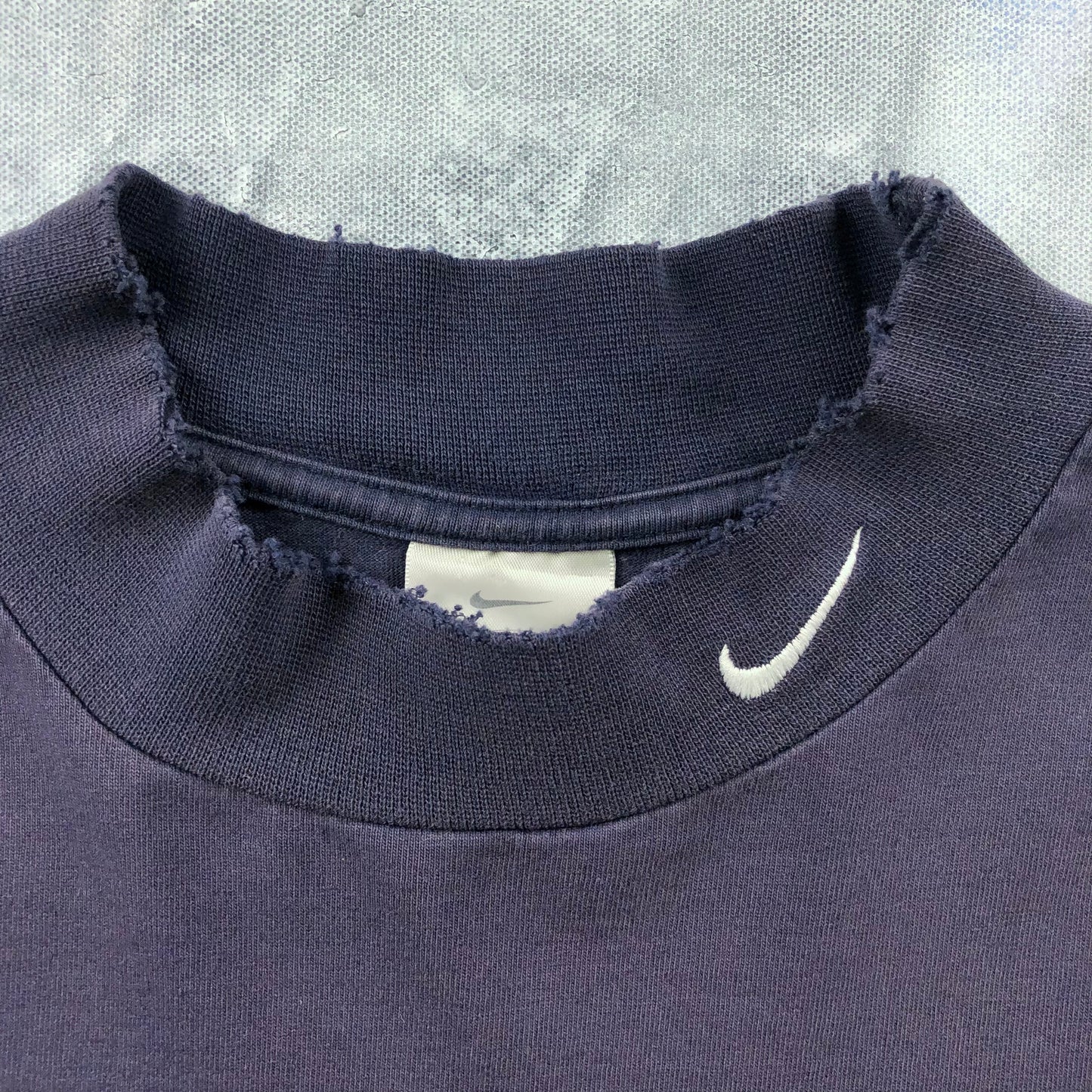 Vintage Nike Mock Neck Long Sleeve T Shirt XL