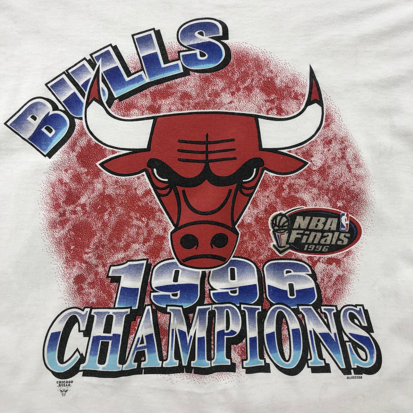 Vintage 90s NBA Chicago Bulls 1996 Champions Single Stitch T Shirt XL