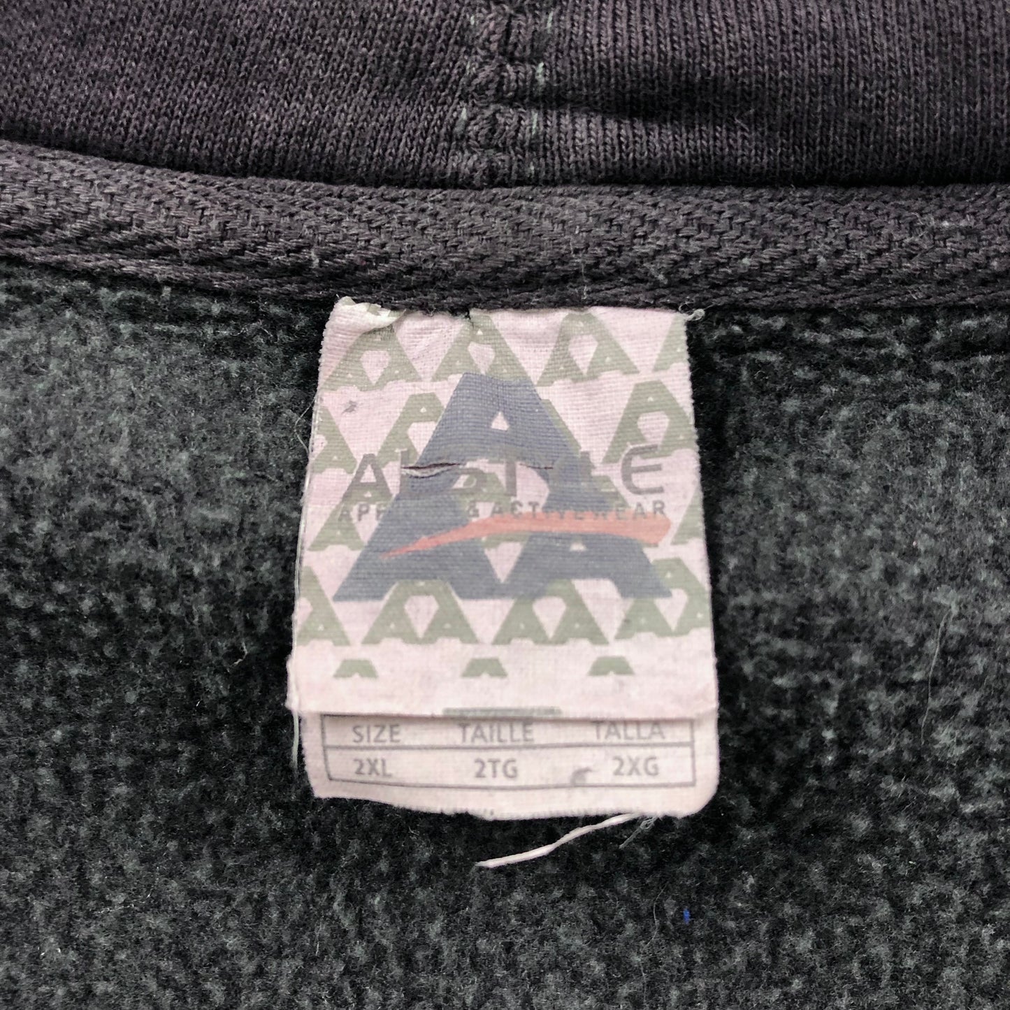 Vintage Wolf Pack Hoodie Zip Sweatshirt XXL