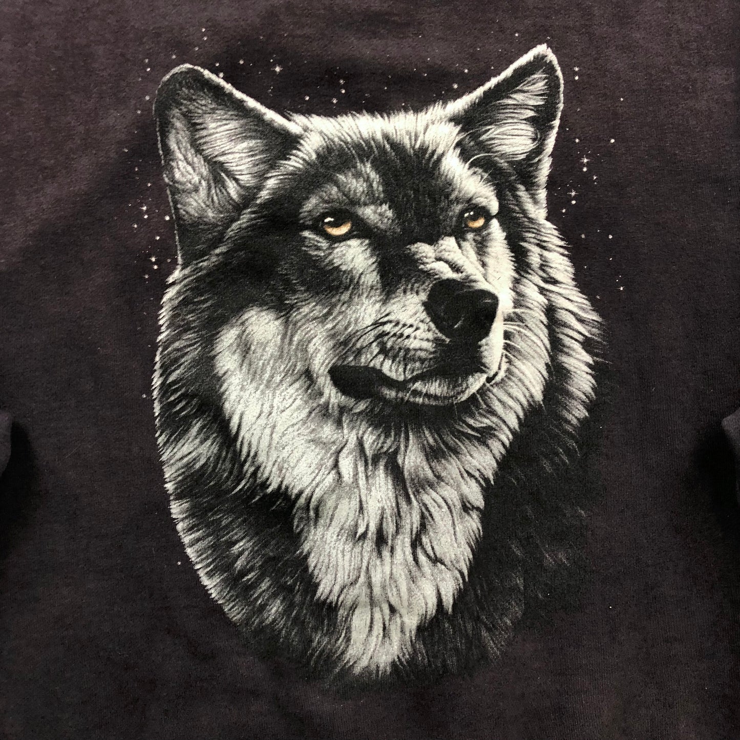Vintage Wolf Pack Hoodie Zip Sweatshirt XXL